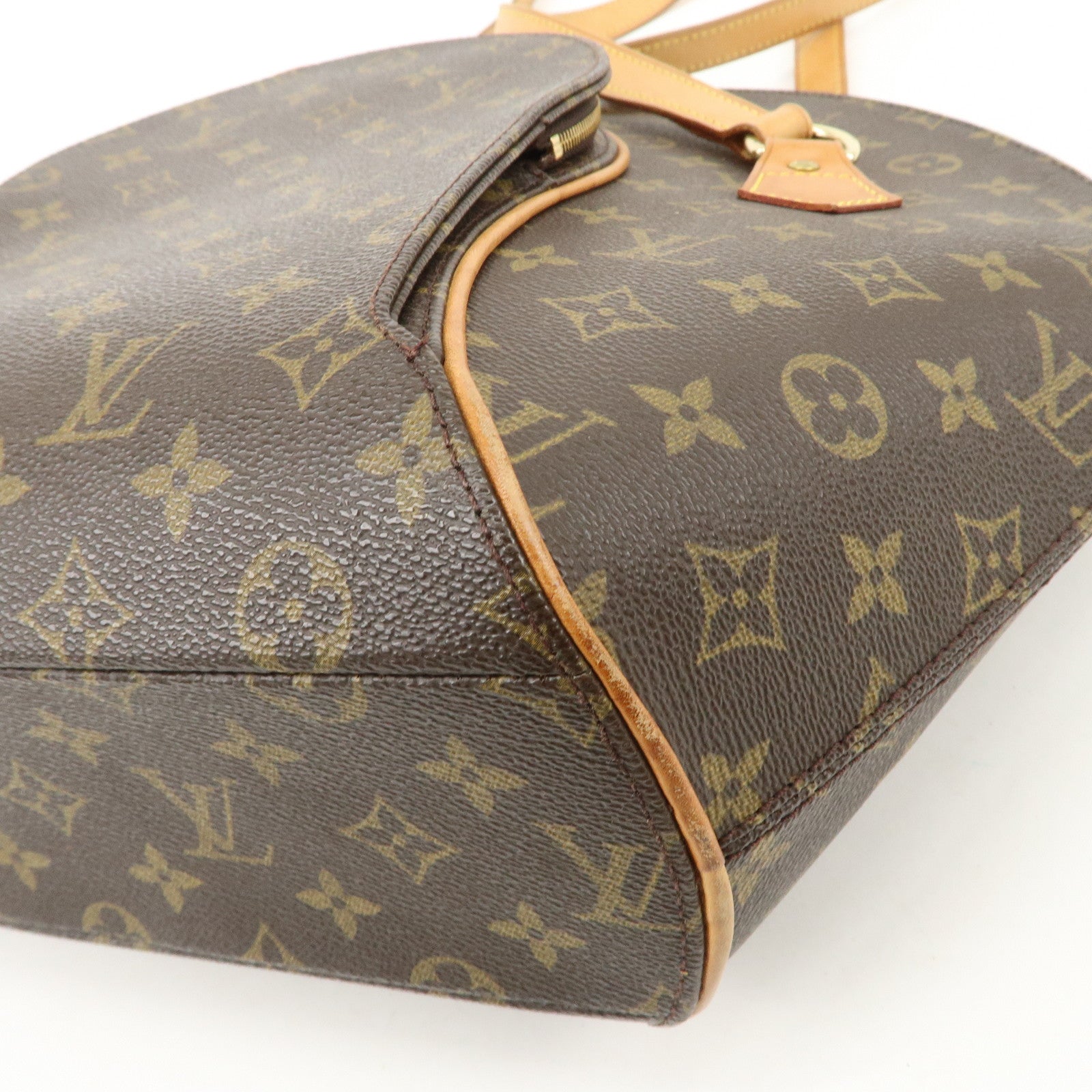 Louis Vuitton Monogram Ellipse Shopping Shoulder Bag Brown M51128 Used