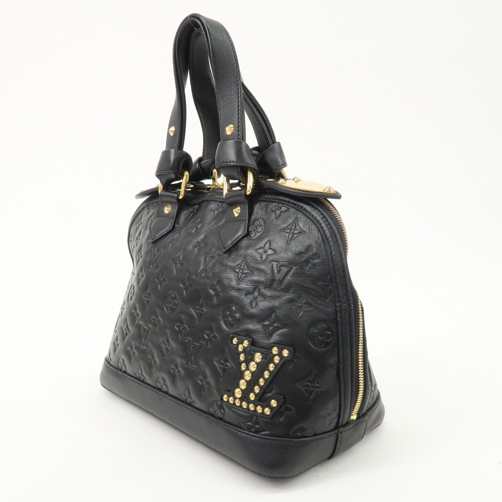 Louis Vuitton Monogram Double Jeu Neo Alma Hand Bag Noir M40286 Used
