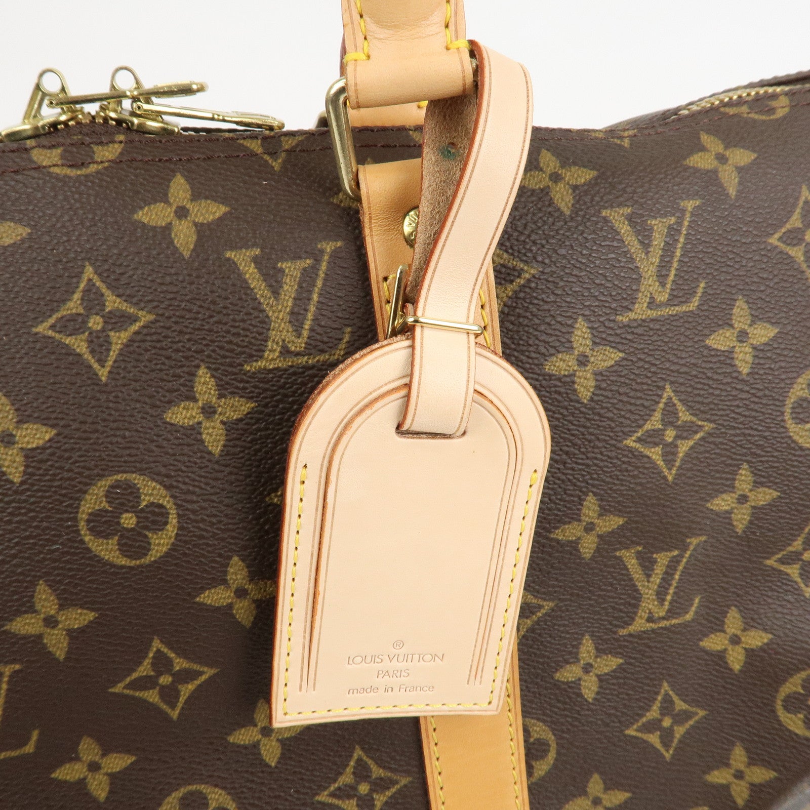 Louis Vuitton Monogram Keep All 50 Bandouliere Boston Bag M41416