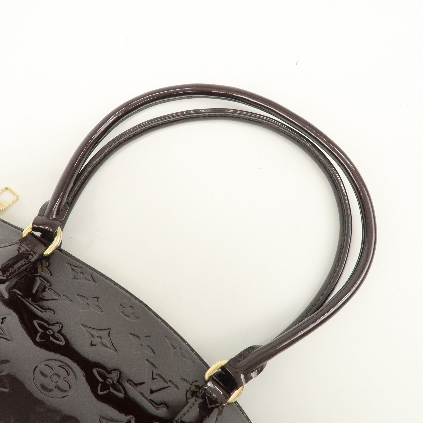 Louis Vuitton Monogram Vernis Leather Sherwood PM Hand Bag M91493