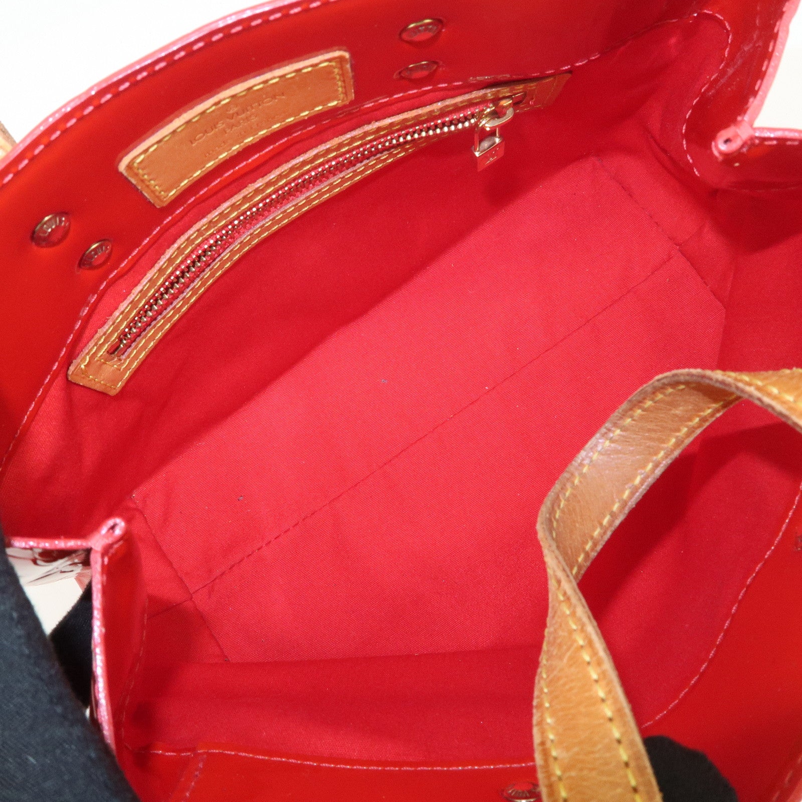 Louis Vuitton Monogram Vernis Set Of 2 Hand Bag M91088/M91220
