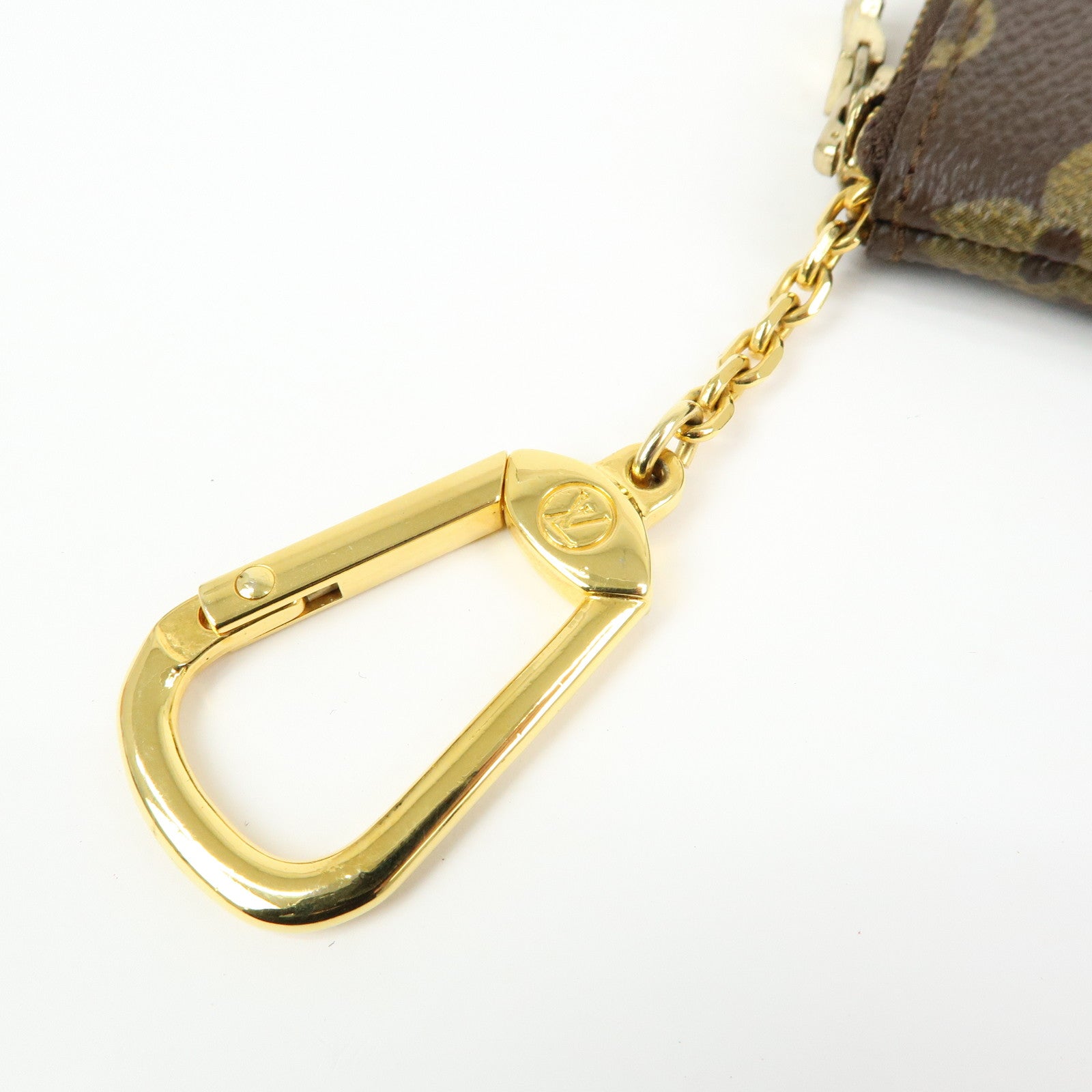 Louis Vuitton Monogram Pochette Cles Coin Case Key Case M62650