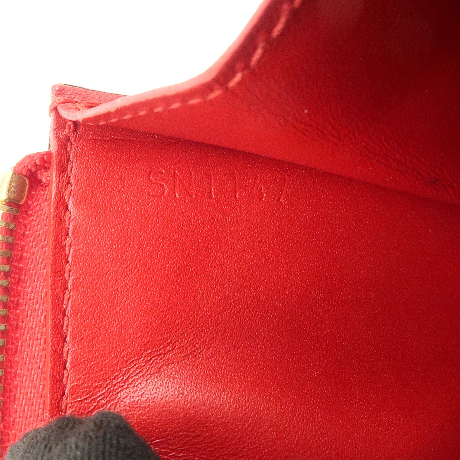Louis Vuitton Monogram Vernis Pochette Cles NM Cerise M90214