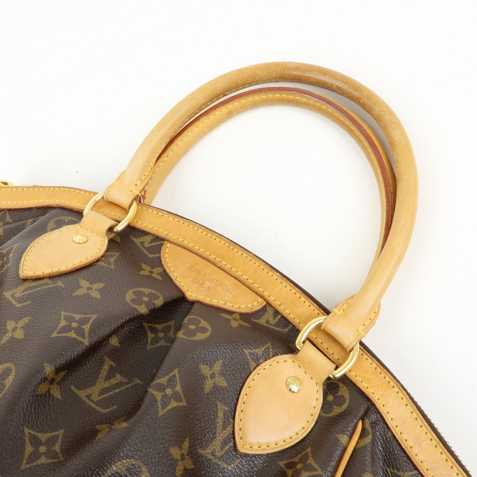 Louis Vuitton Monogram Tivoli PM Hand Bag Shoulder Bag Brown M40143