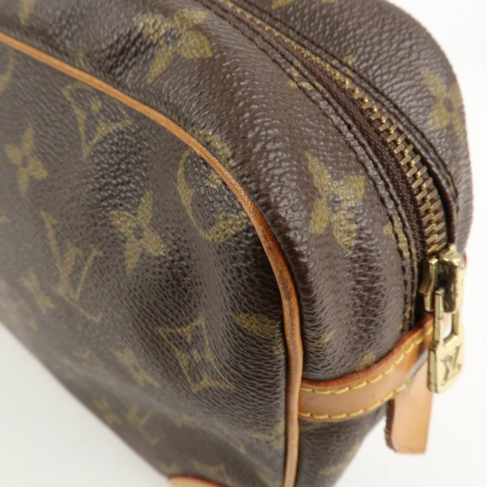 Louis Vuitton Monogram Compiegne 28 Pouch Clutch Bag Brown M51845 Used