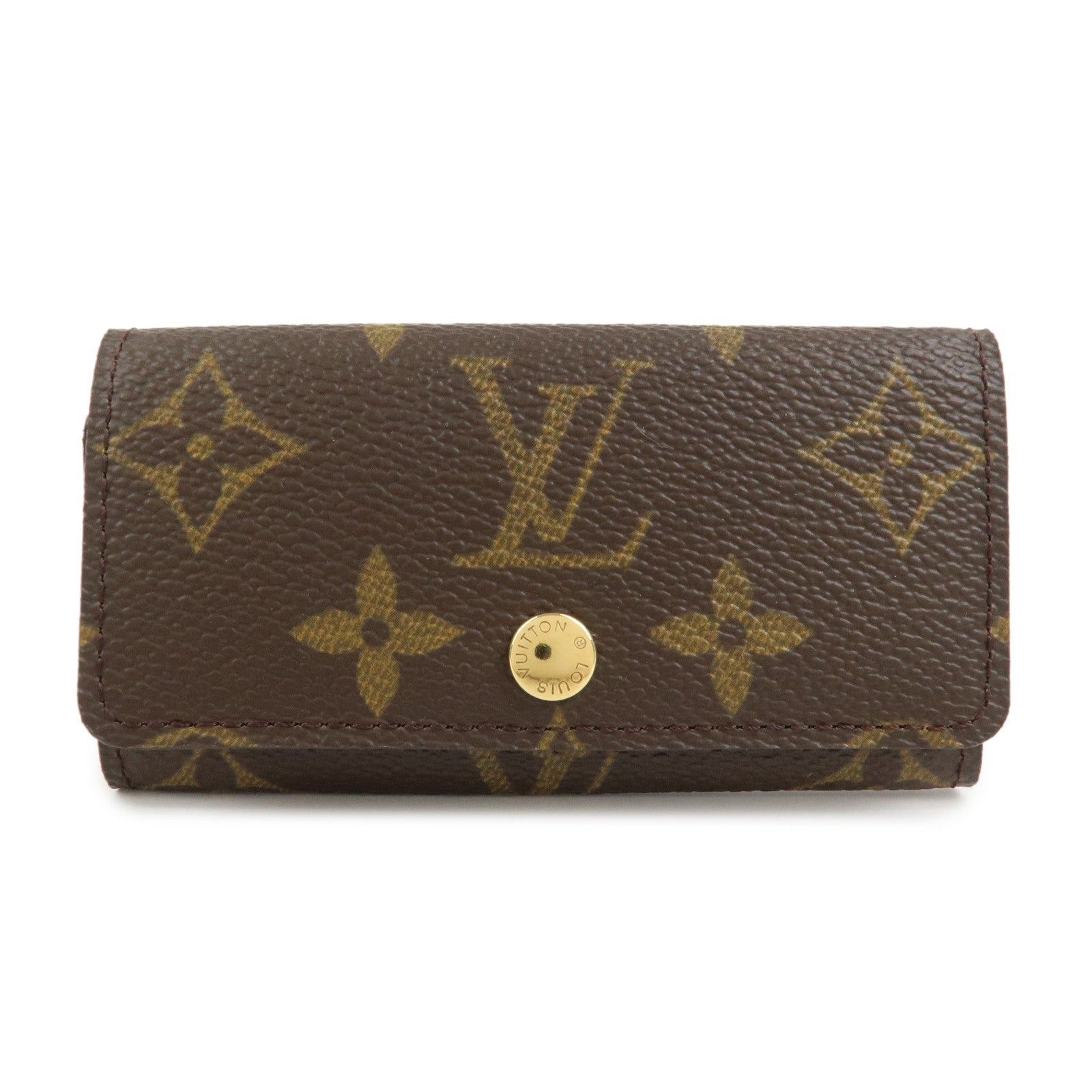 Louis Vuitton Monogram Multicles 4 Key Case Key Holder Brown M69517