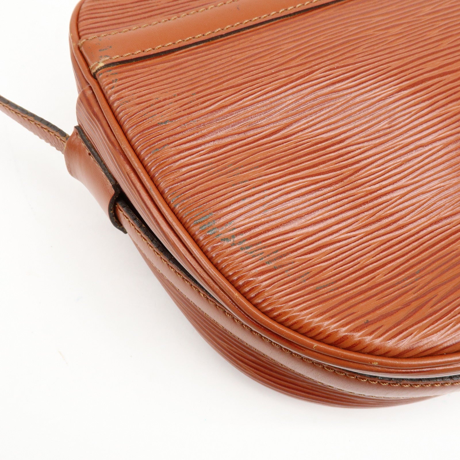 Louis Vuitton Epi Jeune Fille Shoulder Bag Kenya Brown M52153