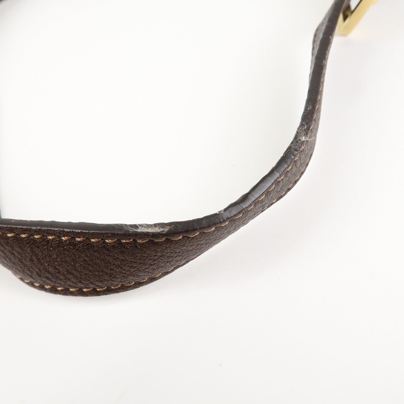 LOEWE Senda Leather Shoulder Bag Shoulder Bag Crossbody Bag Brown Used