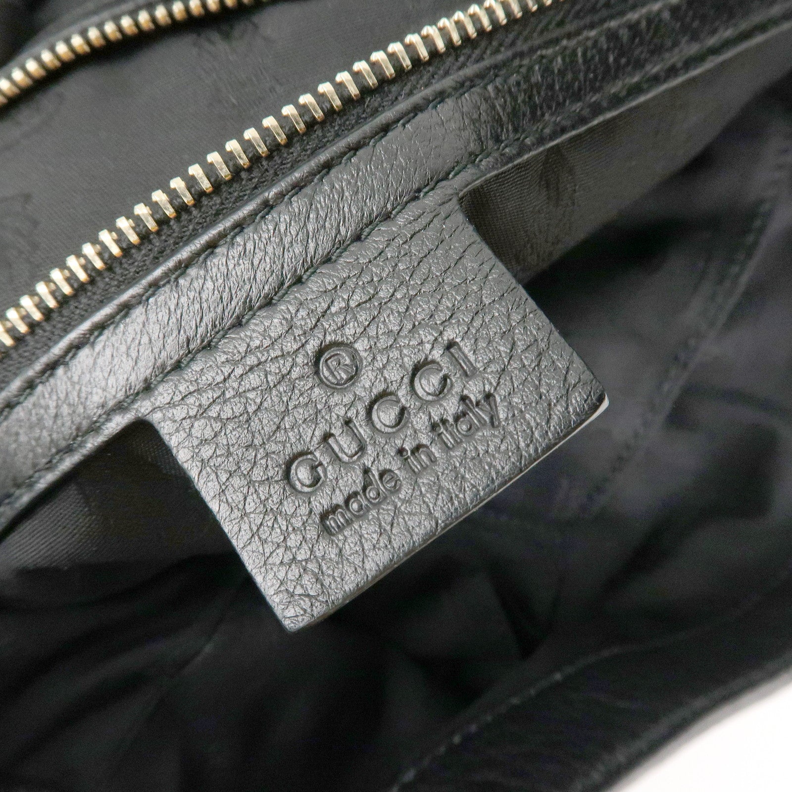 GUCCI New Jackie Leather 2Way Shoulder Hand Bag Brown 246907