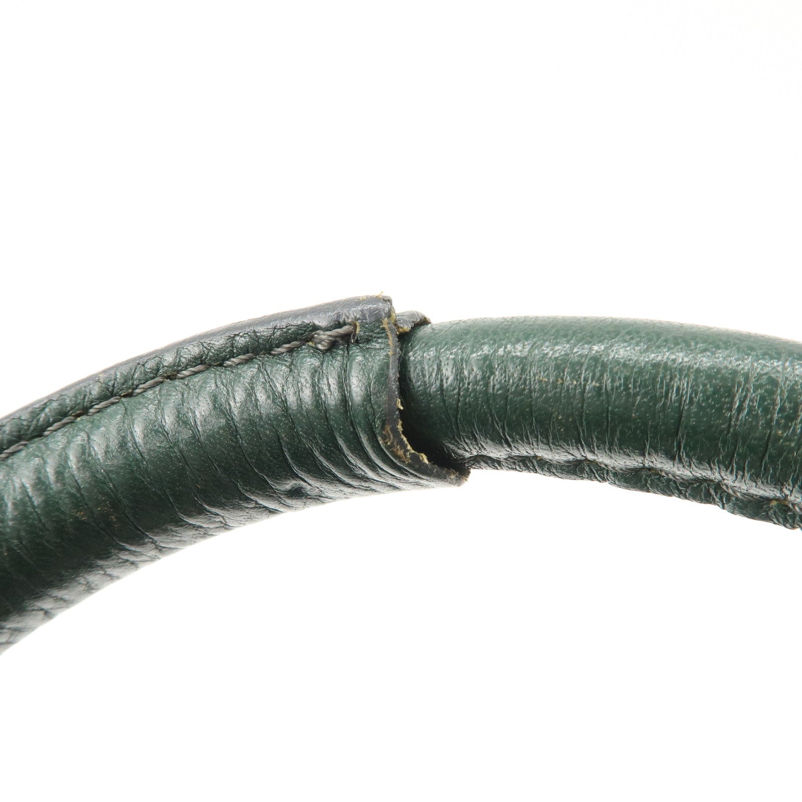 Chloe Padington Leather Hand Bag Shoulder Bag Green - Used