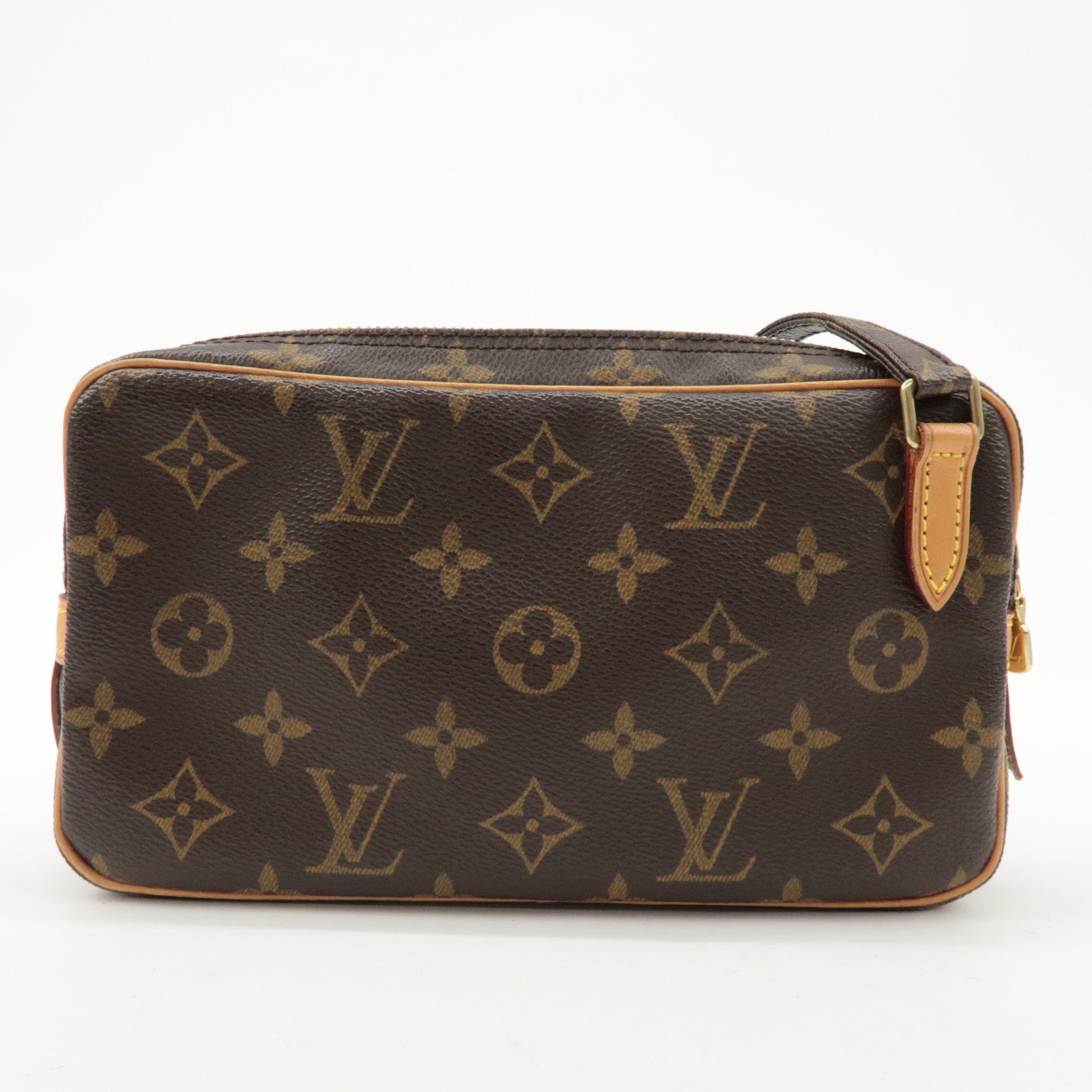 Louis Vuitton Monogram Pochette Marly Bandouliere Bag Brown M51828 Used