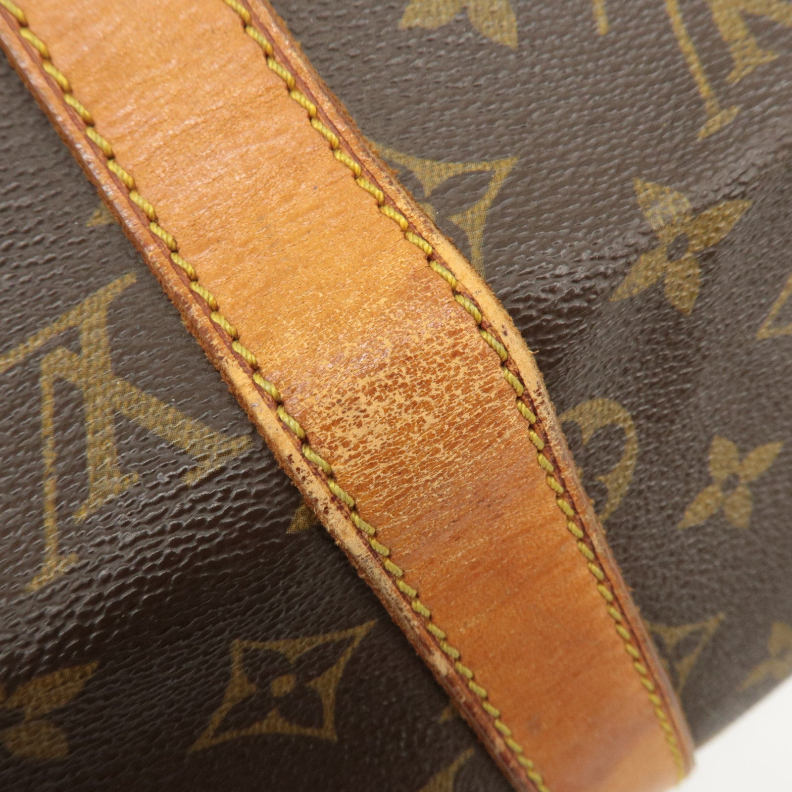 Louis Vuitton Monogram Keep All 50 Boston Bag Brown M41426 Used
