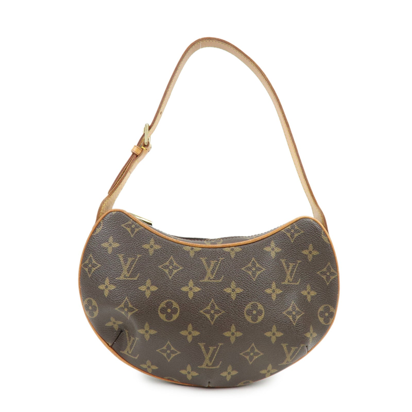 Louis Vuitton Monogram Pochette Croissant Shoulder Hand Bag M51510
