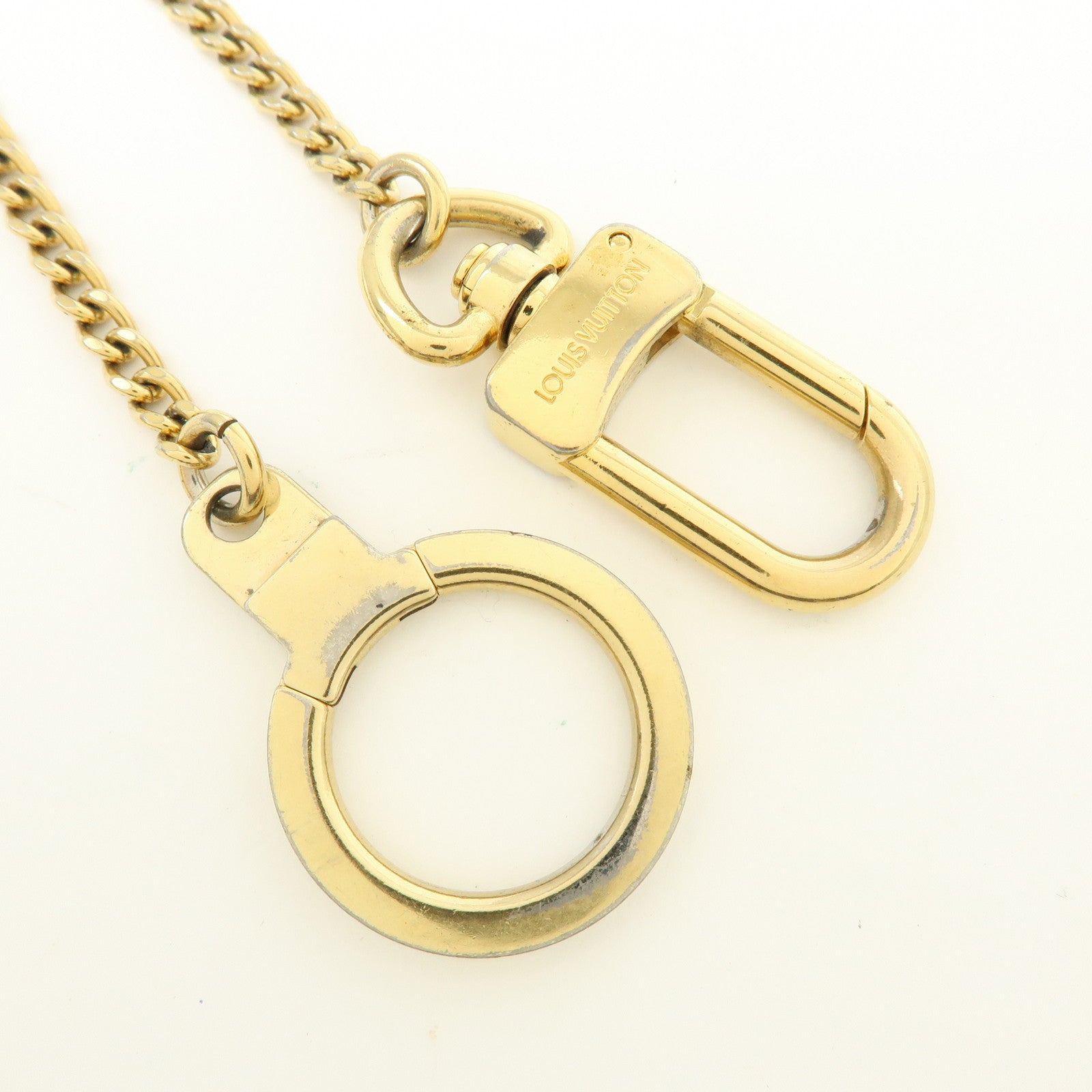 Louis Vuitton Chenne Ano Cles Key Chain Key Charm Gold M58021