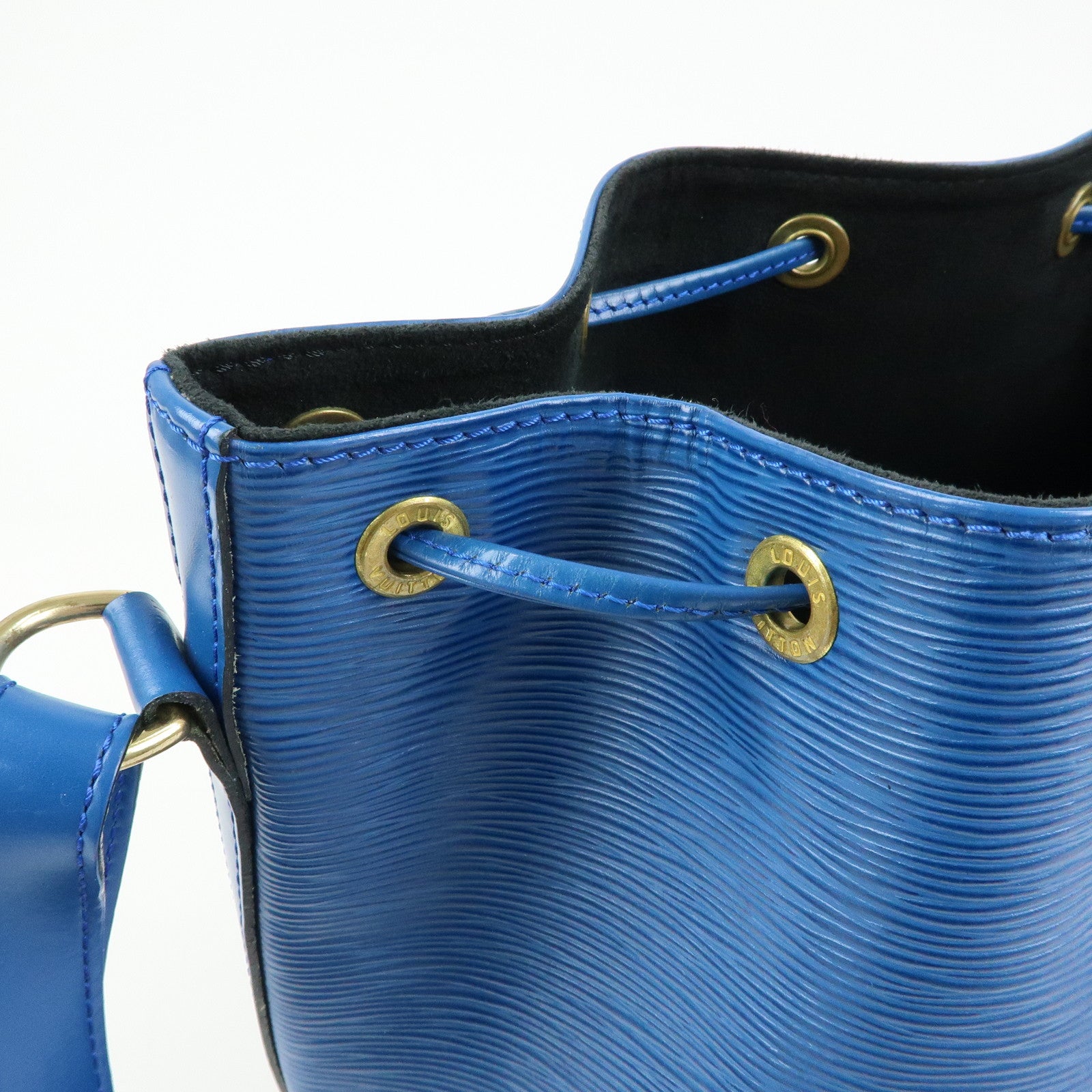 Louis Vuitton Epi Petit Noe Shoulder Hand Bag Toledo Blue M44105