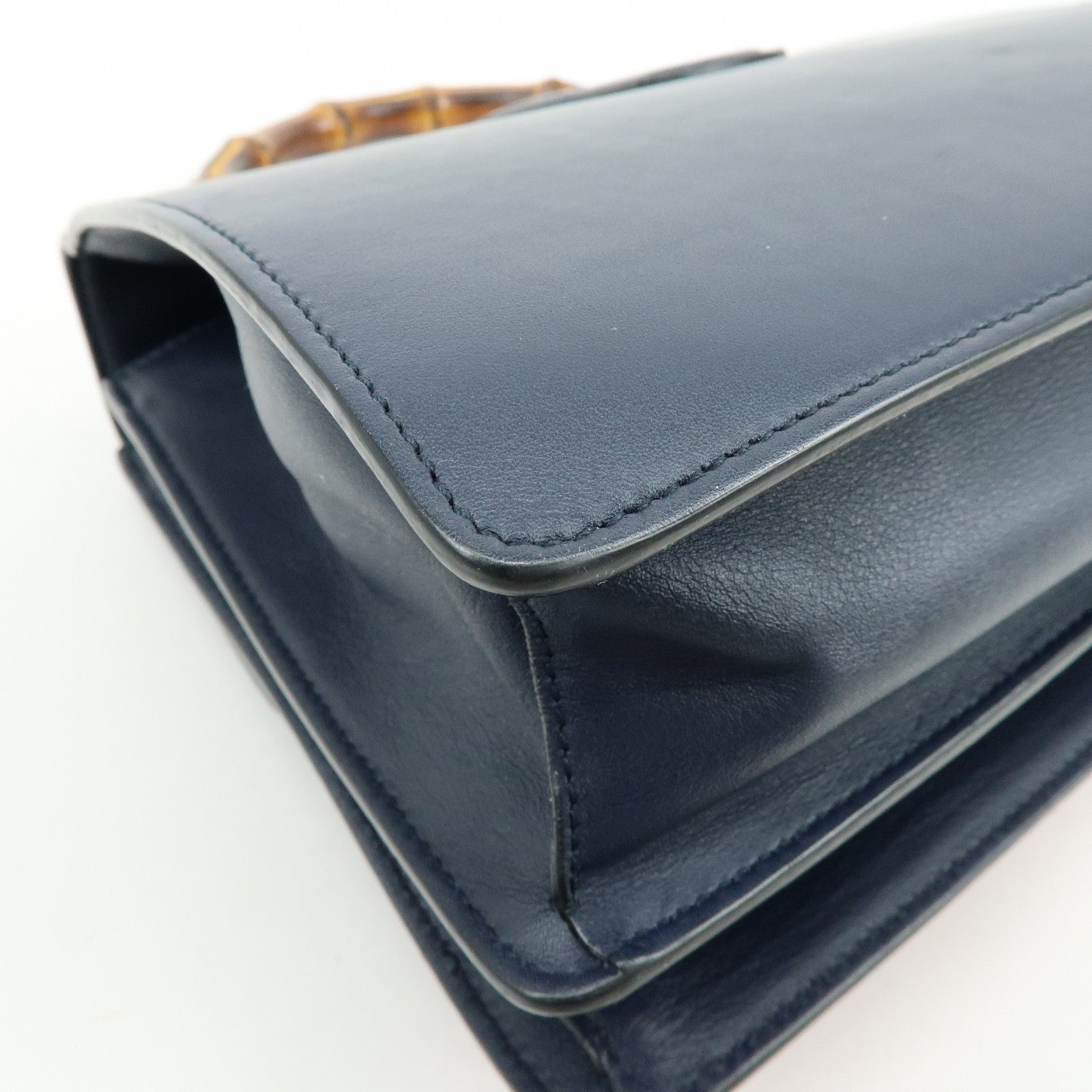 GUCCI Dionysus Bamboo Leather 2Way Bag Hand Bag Shoulder Bag 448075