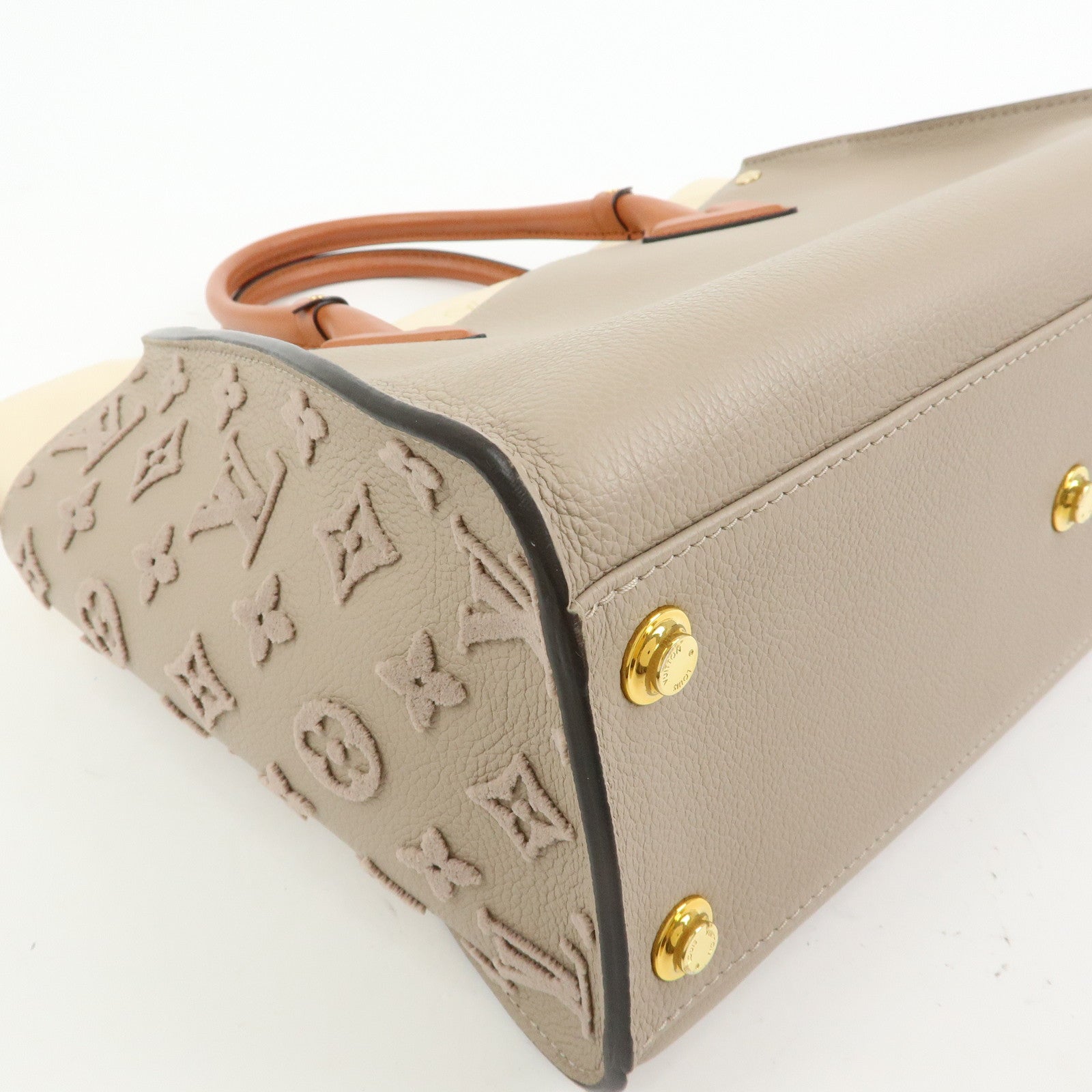 Louis Vuitton Monogram Tuffetage On My Side MM 2Way Bag M53825