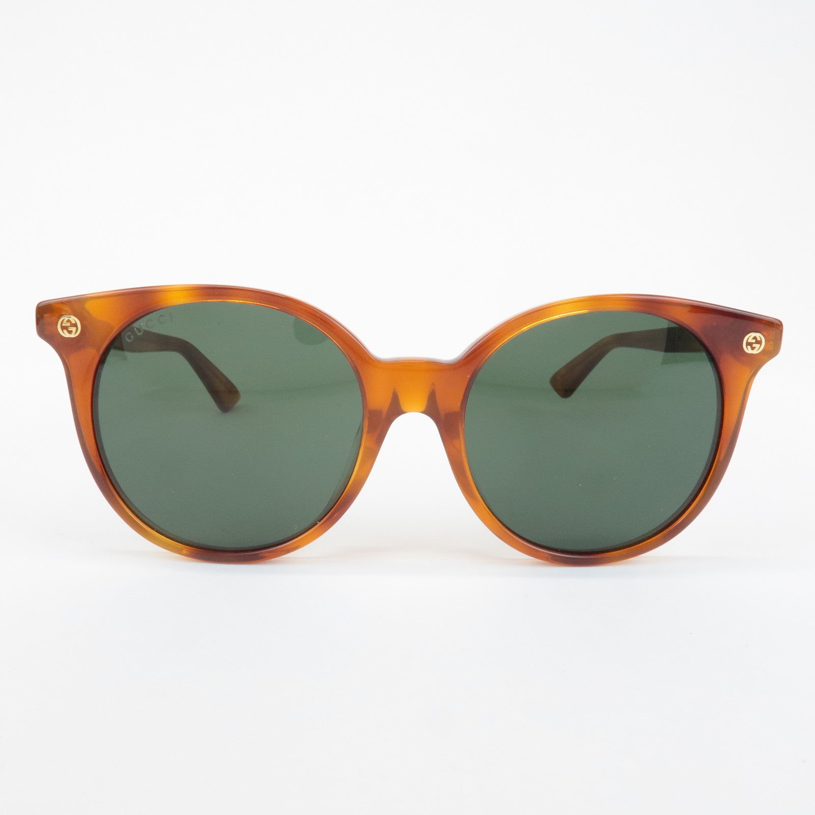 GUCCI Interlocking G Plastic Sunglasses Brown GG0091SA 53□18-145 Used