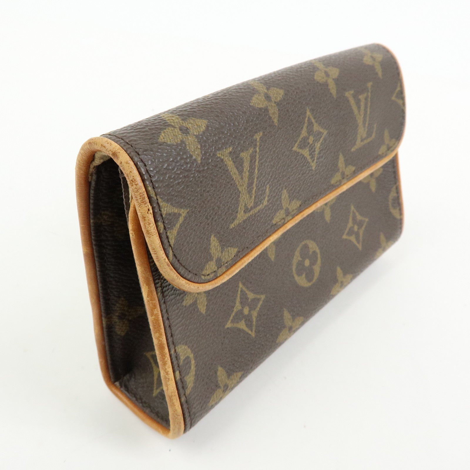 Louis Vuitton Monogram Pochette Florentine Waist Bag Belt XS M51855