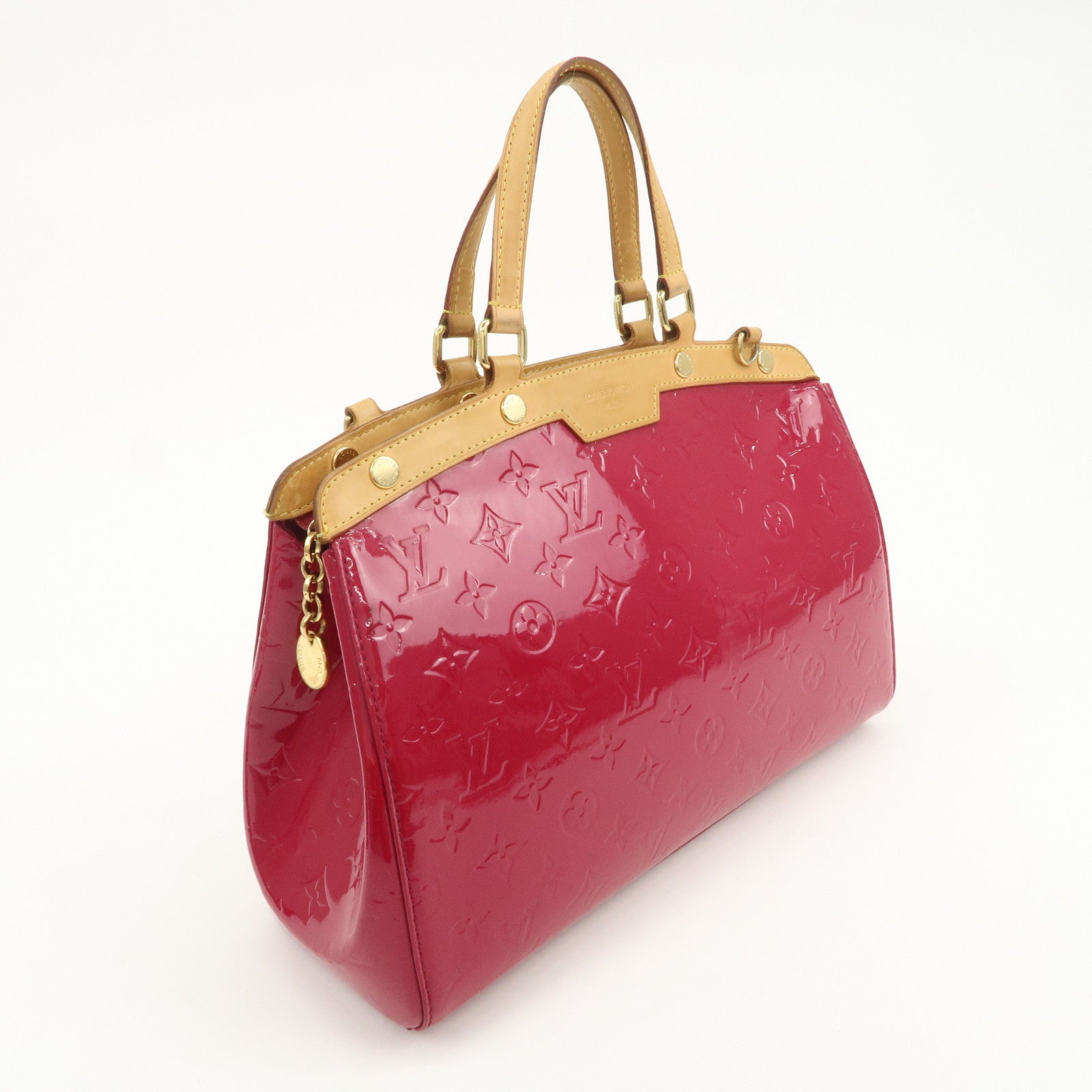 Louis Vuitton Vernis Brea MM 2Way Bag Hand Bag RoseIndien M91798