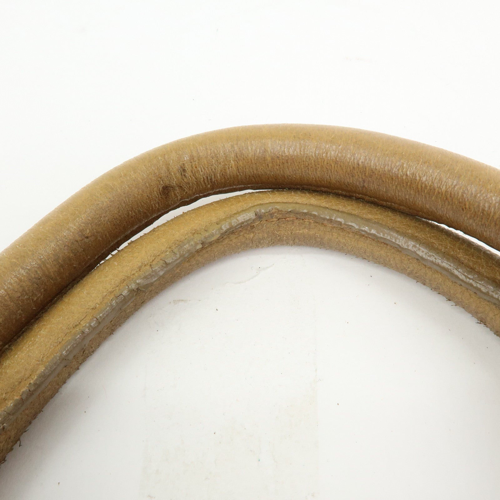 PRADA Calf Leather 2Way Bag Hand Bag Shoulder Bag Beige