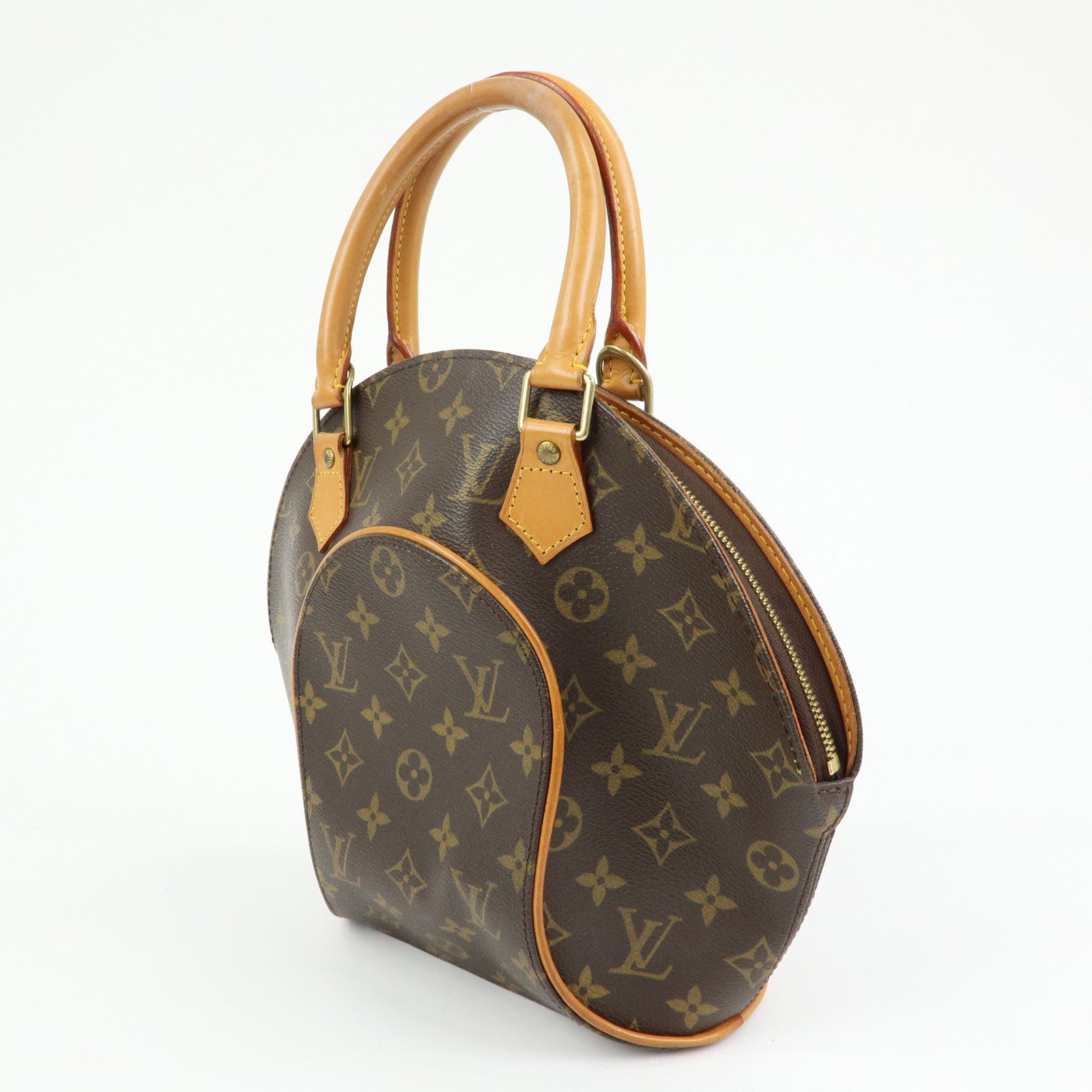 Louis Vuitton Monogram Ellipse PM Hand Bag Brown M51127