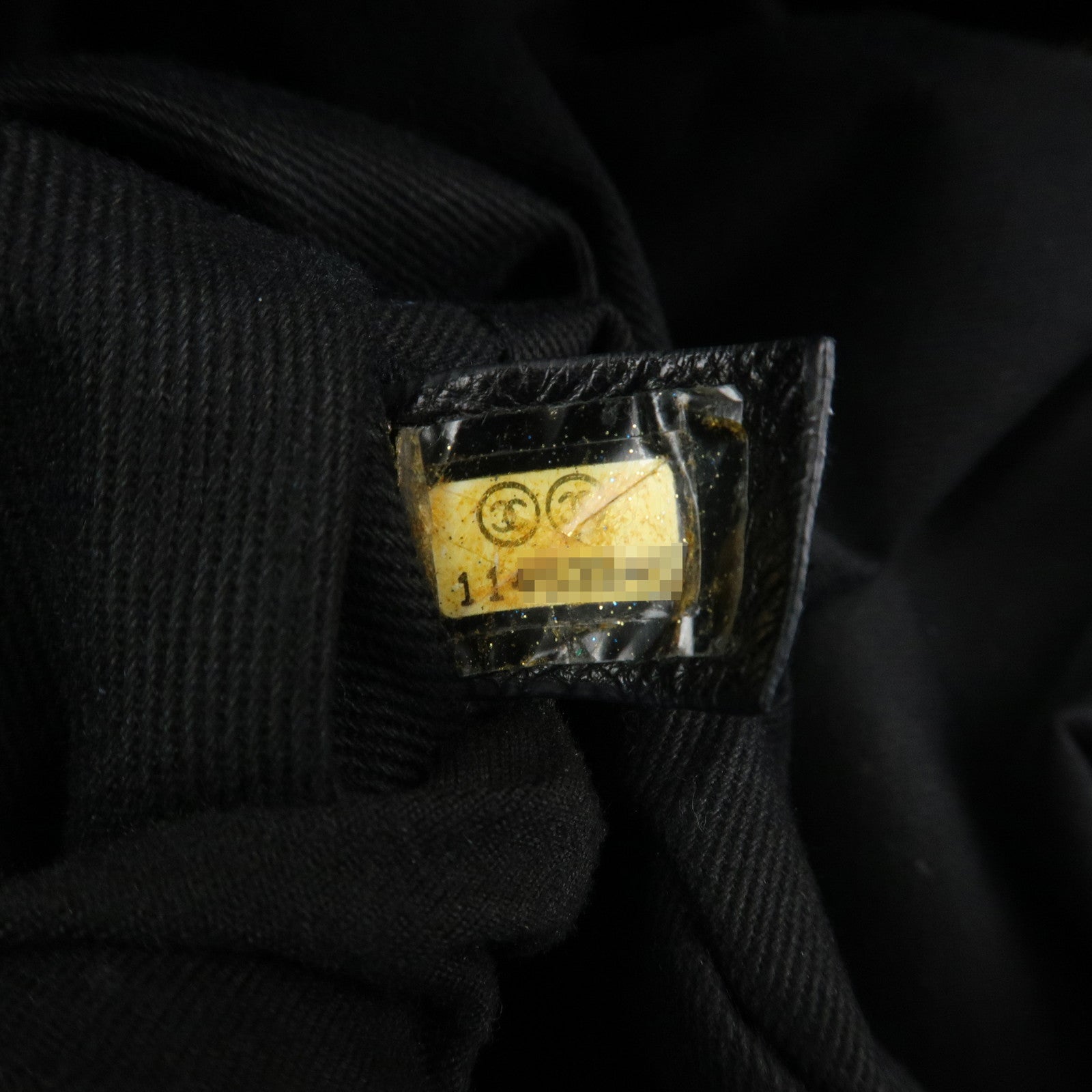 CHANEL Matelasse COCO Mark Leather Shoulder Bag Hand Bag Black