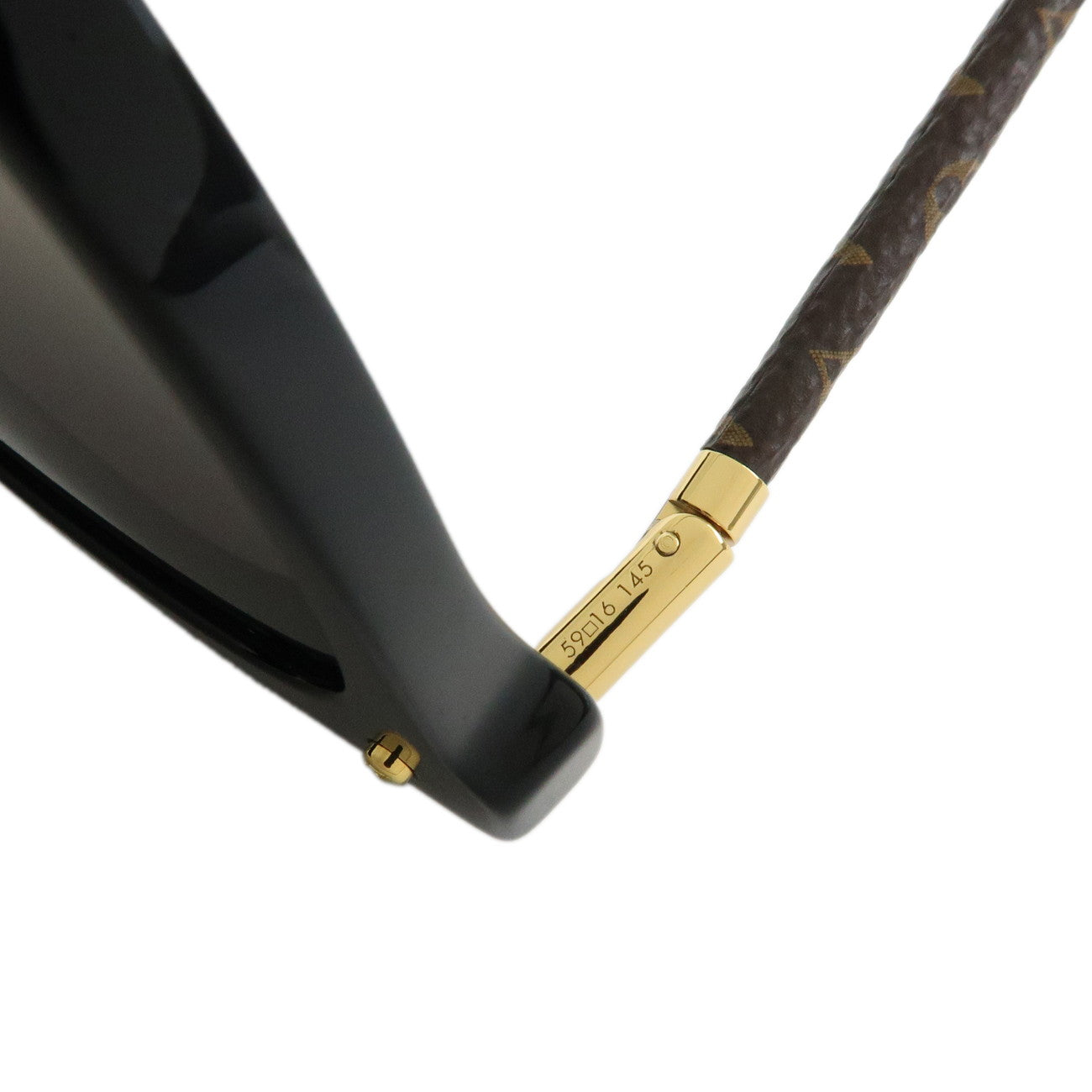 Louis Vuitton Monogram Plastic LV First Round Sunglasses Z1710E