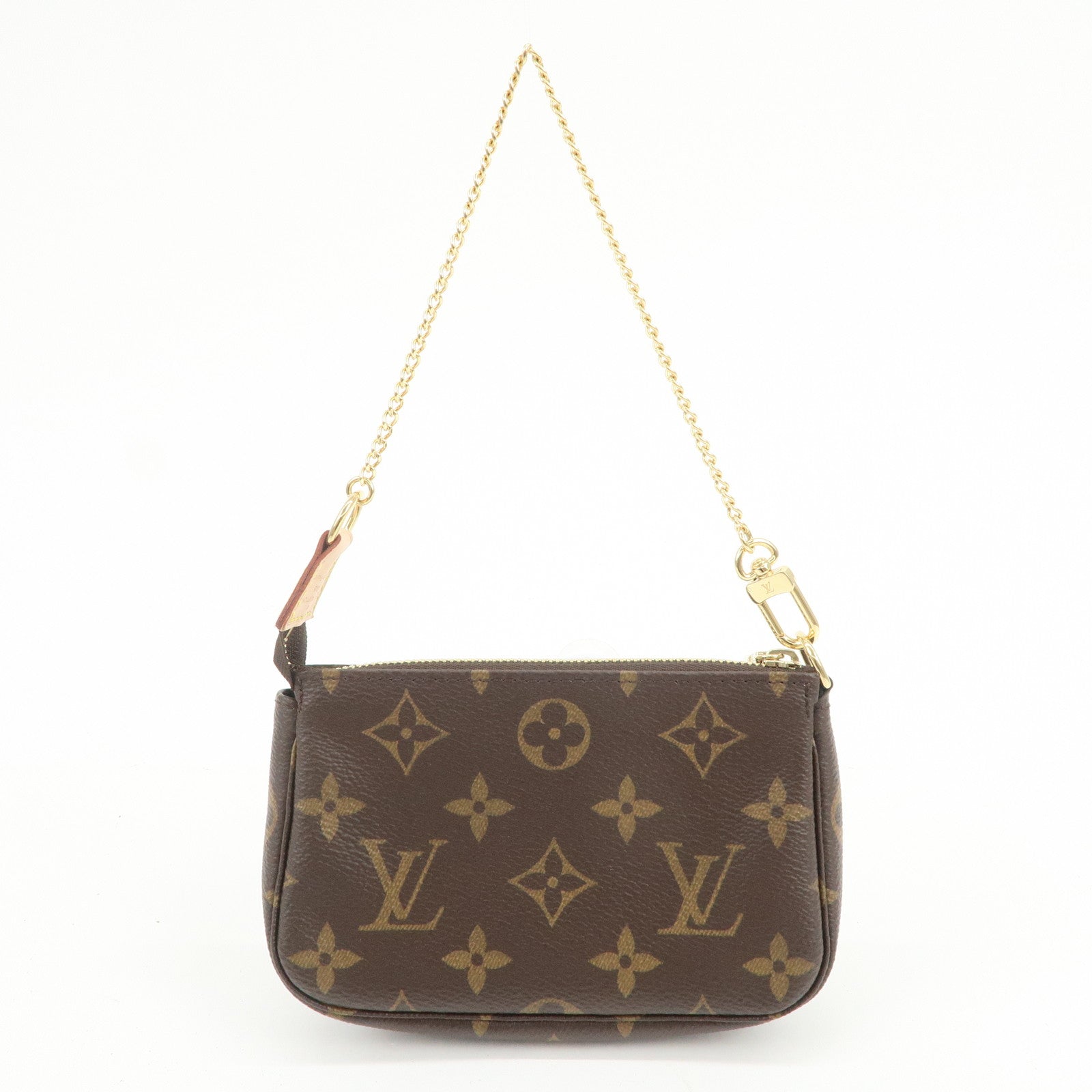 Louis Vuitton Monogram Mini Pochette Accessoires Hand Bag M58009