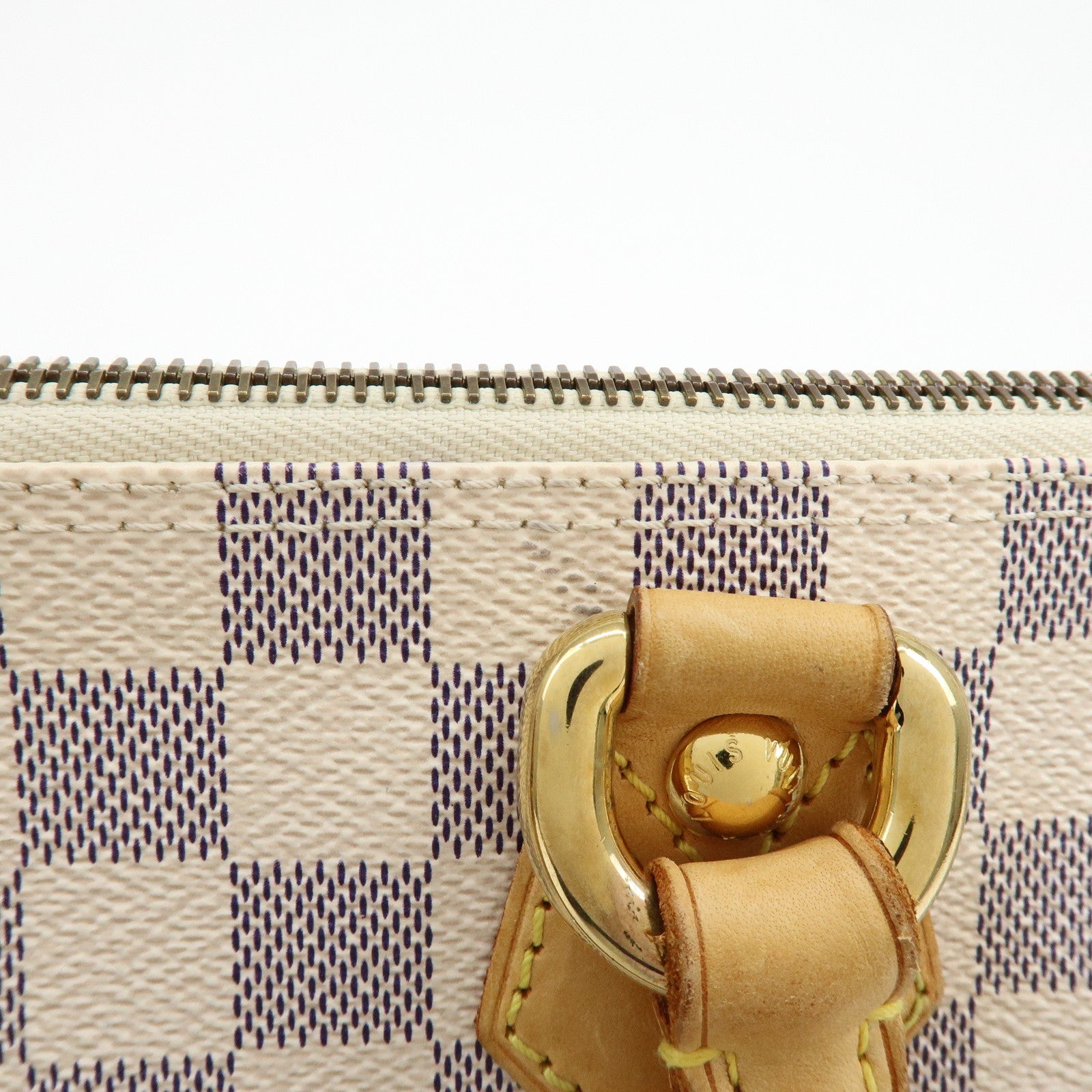 Louis Vuitton Damier Azur Saleya PM Tote Bag Hand Bag N51186