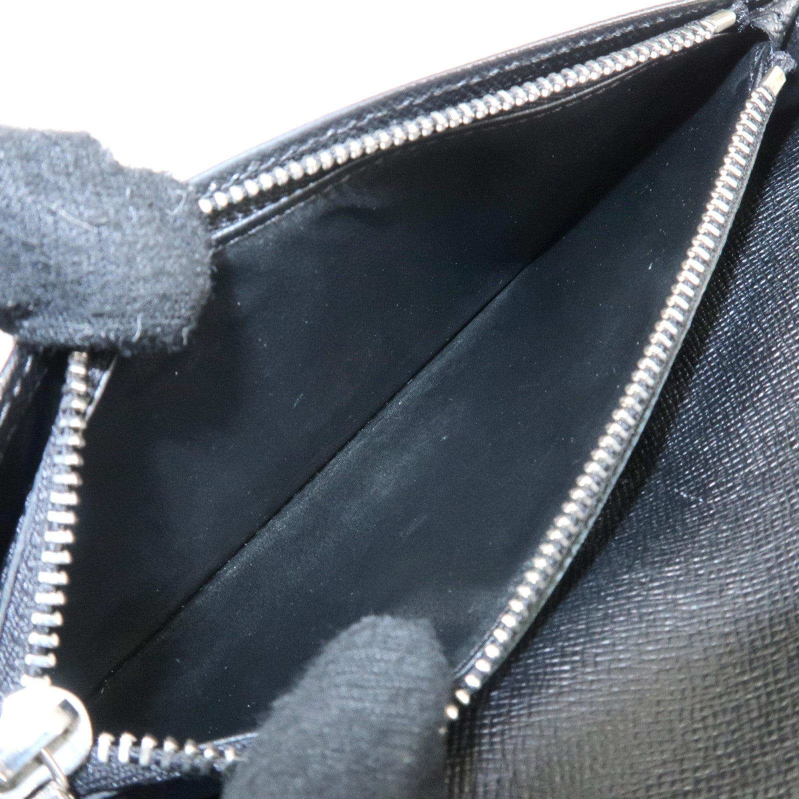 Louis Vuitton Damier Portefeuille Brazza Long Wallet N62665 Used