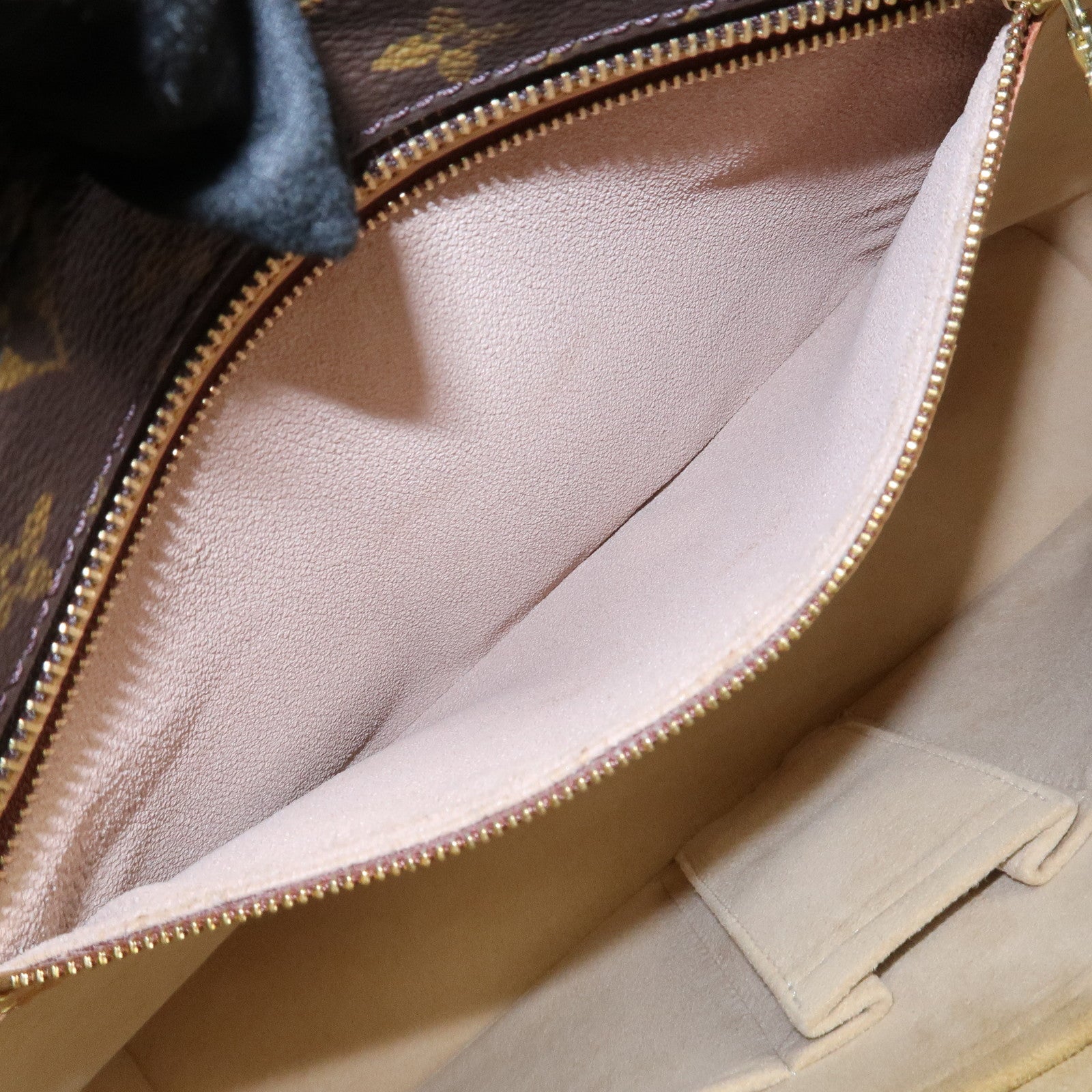 Louis Vuitton Monogram Luco Tote Bag Shoulder Bag Brown M51155