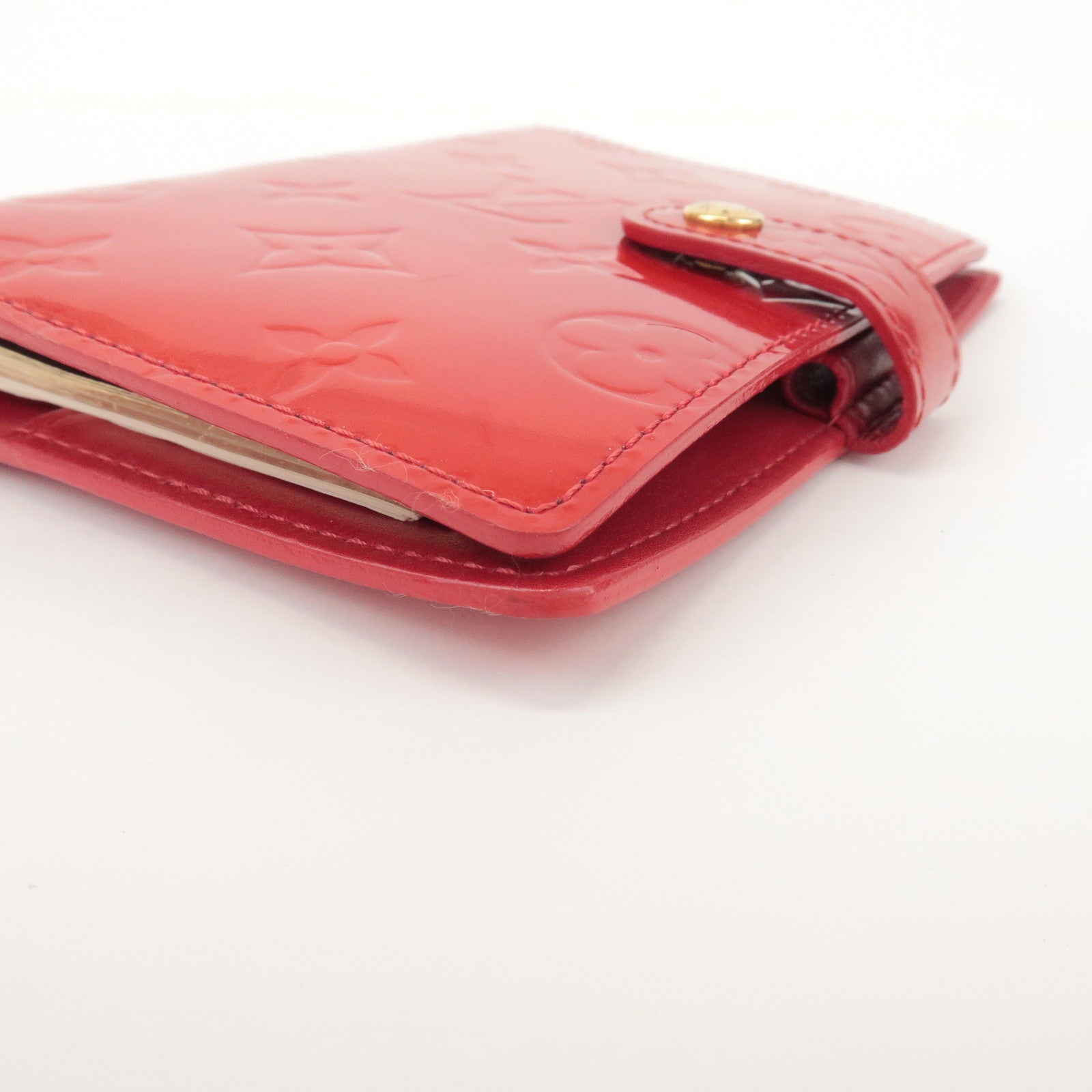 Louis Vuitton Monogram Vernis Agenda PM Pomme d'Amour Red R21016