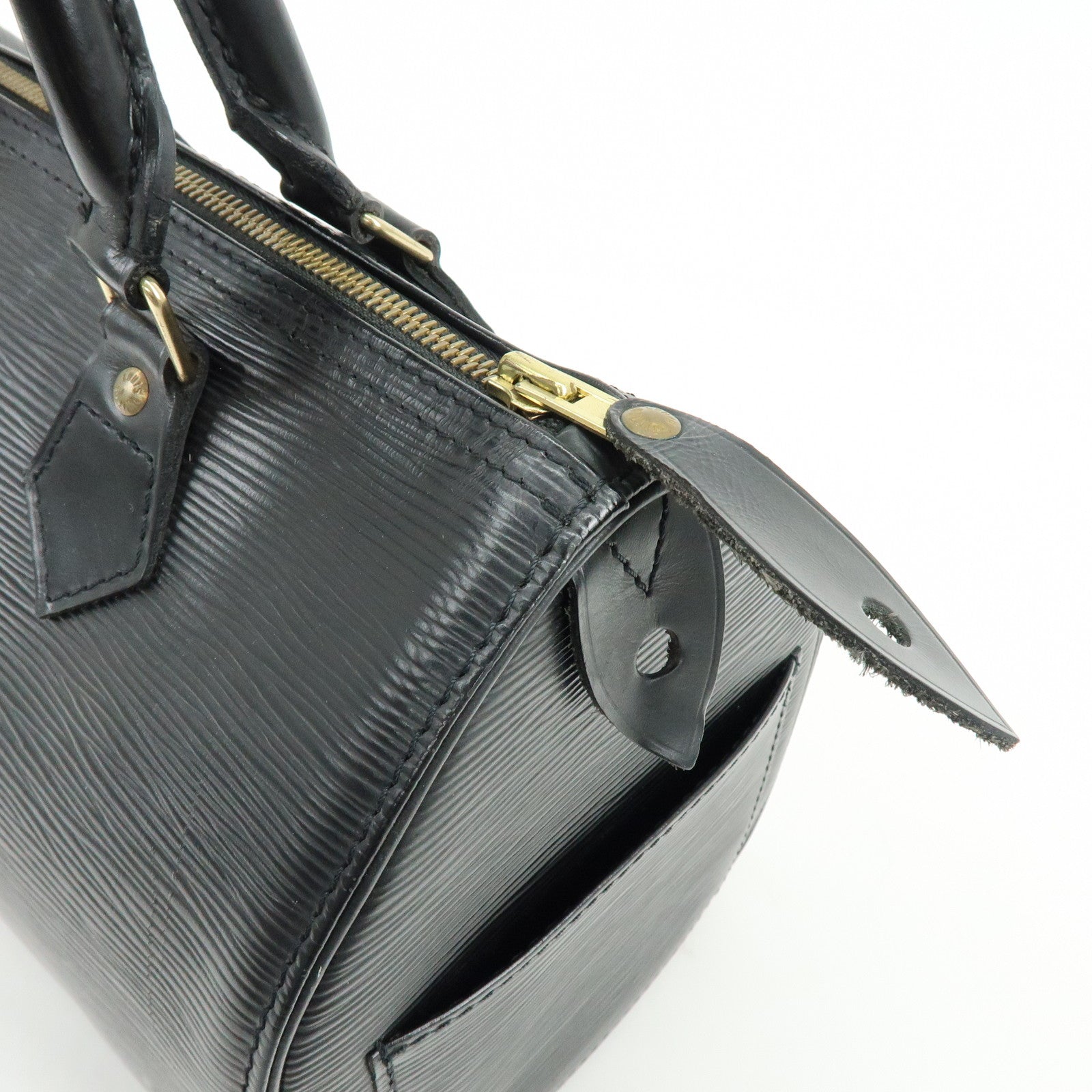 Louis Vuitton Epi Speedy 25 Hand Bag Boston Bag Noir M59032