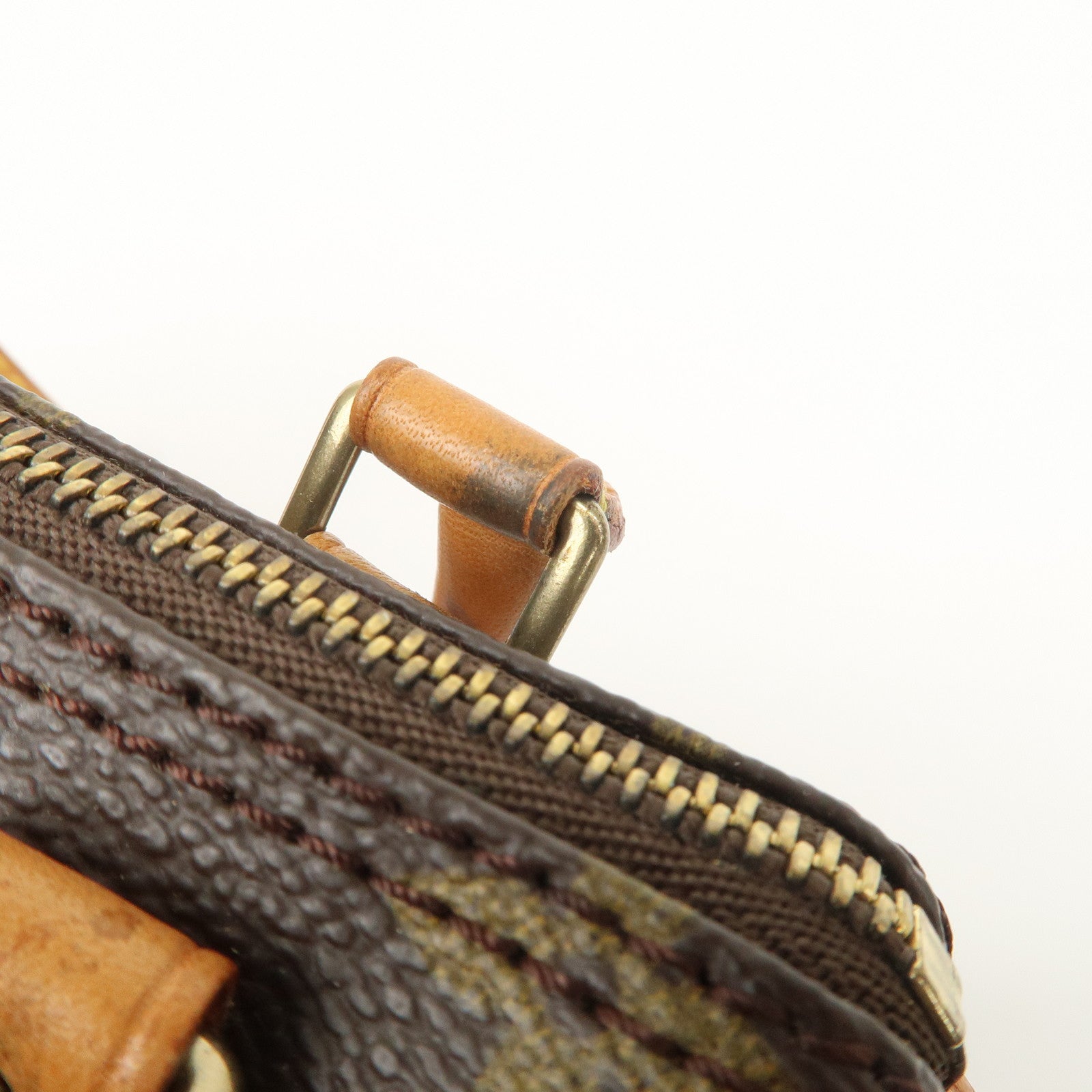 Louis Vuitton Monogram Mini Speedy Hand Bag & Strap TH0955 J00145 Used