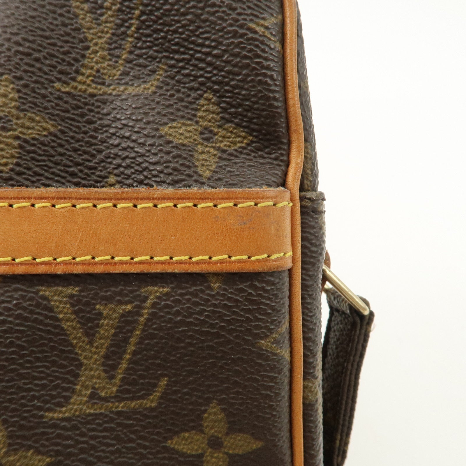 Louis Vuitton Monogram Danube Shoulder Bag Brown M45266 Used