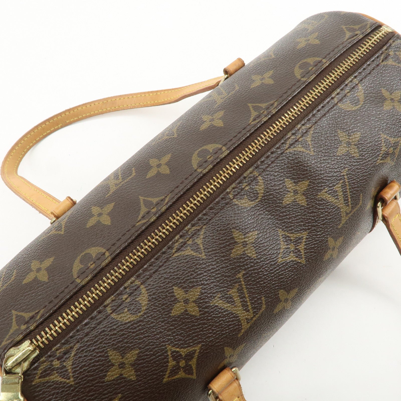 Louis Vuitton Monogram Papillon 26 Hand Bag Brown M51386