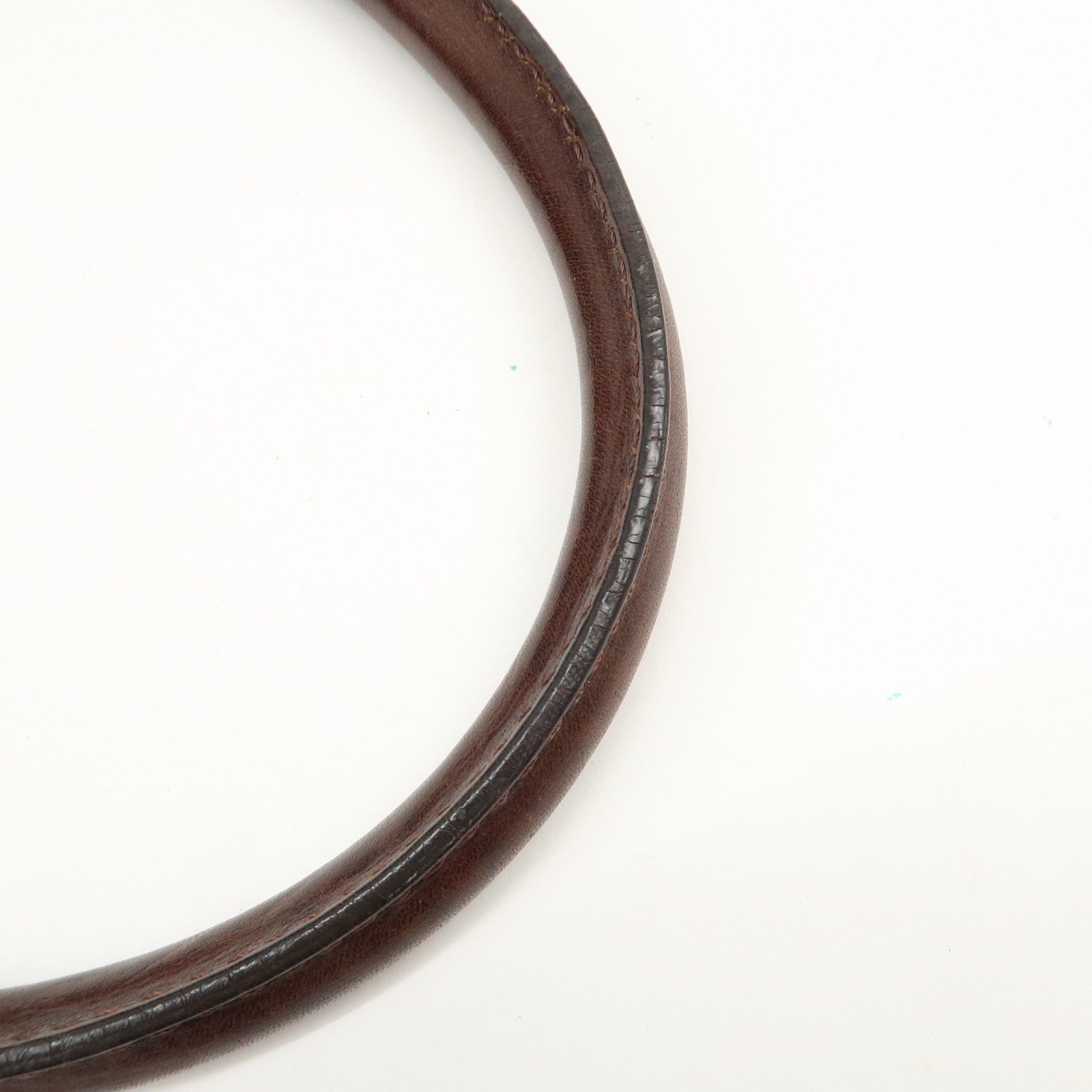 FENDI Etonico Denim Leather Tote Bag Shoulder Bag Brown 8BN162