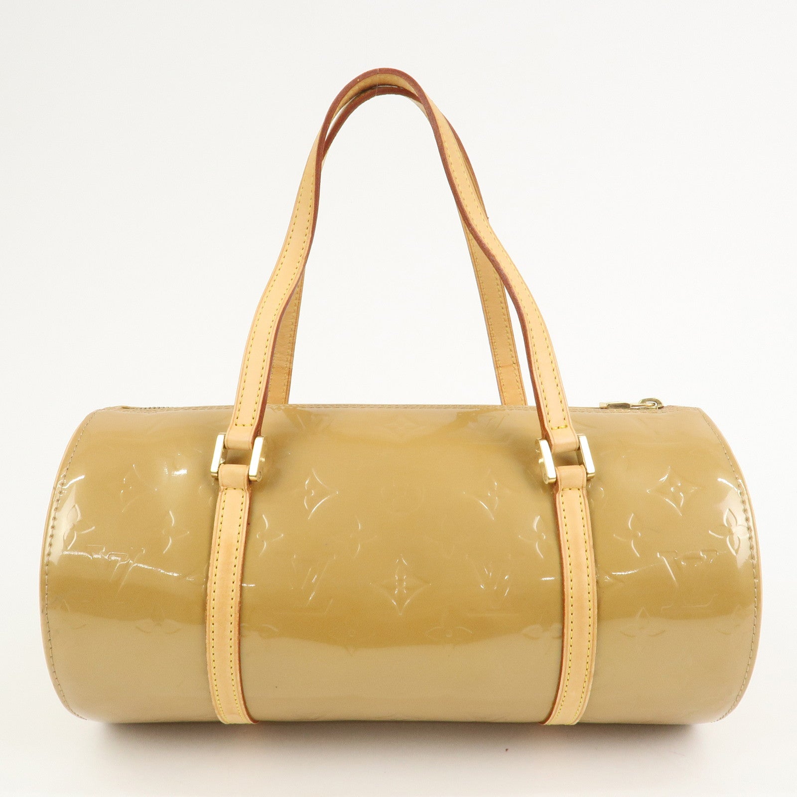 Louis Vuitton Monogram Vernis Bedford Hand Bag Beige M91006