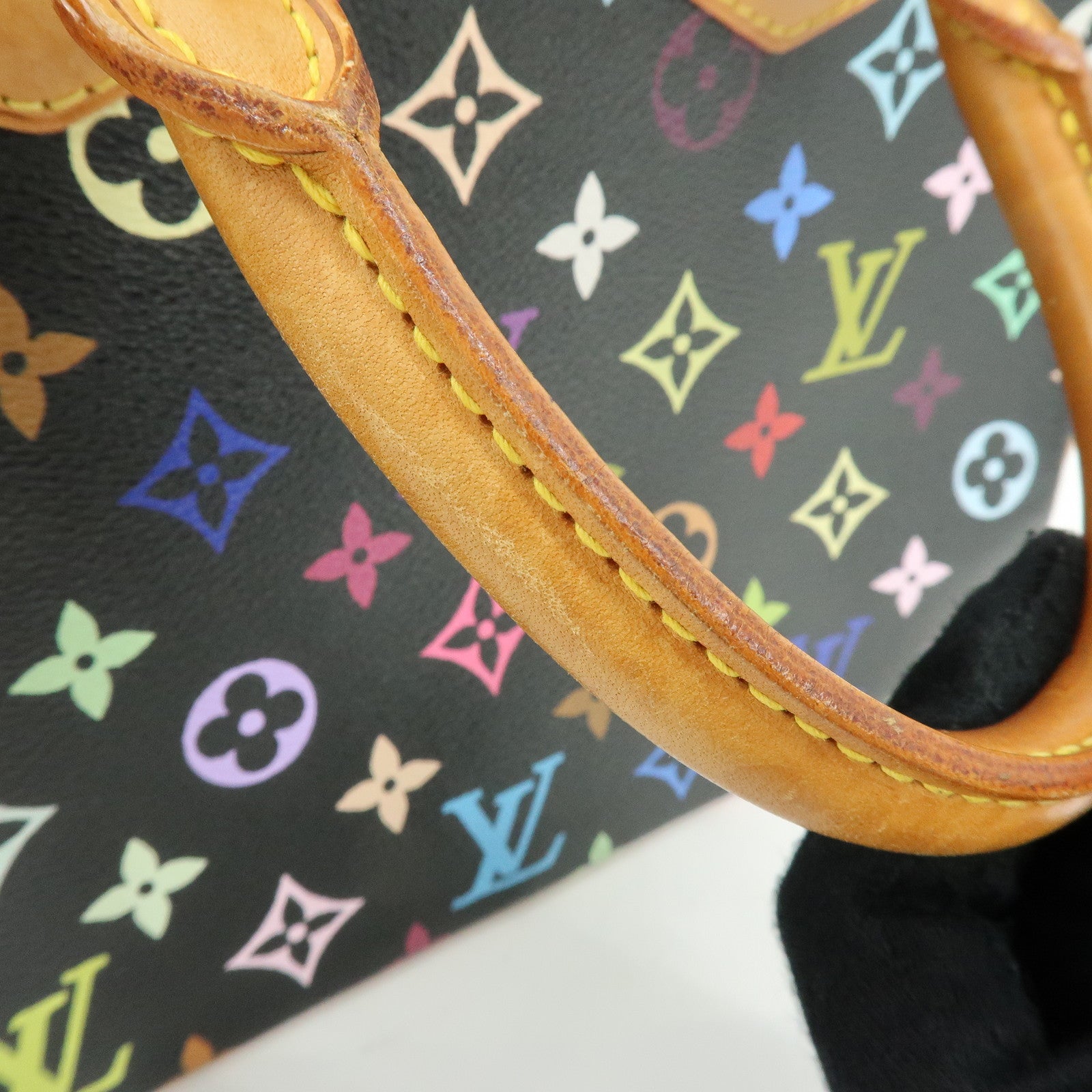 Louis Vuitton Monogram Trouville Multicolor Hand Bag Noir M92662