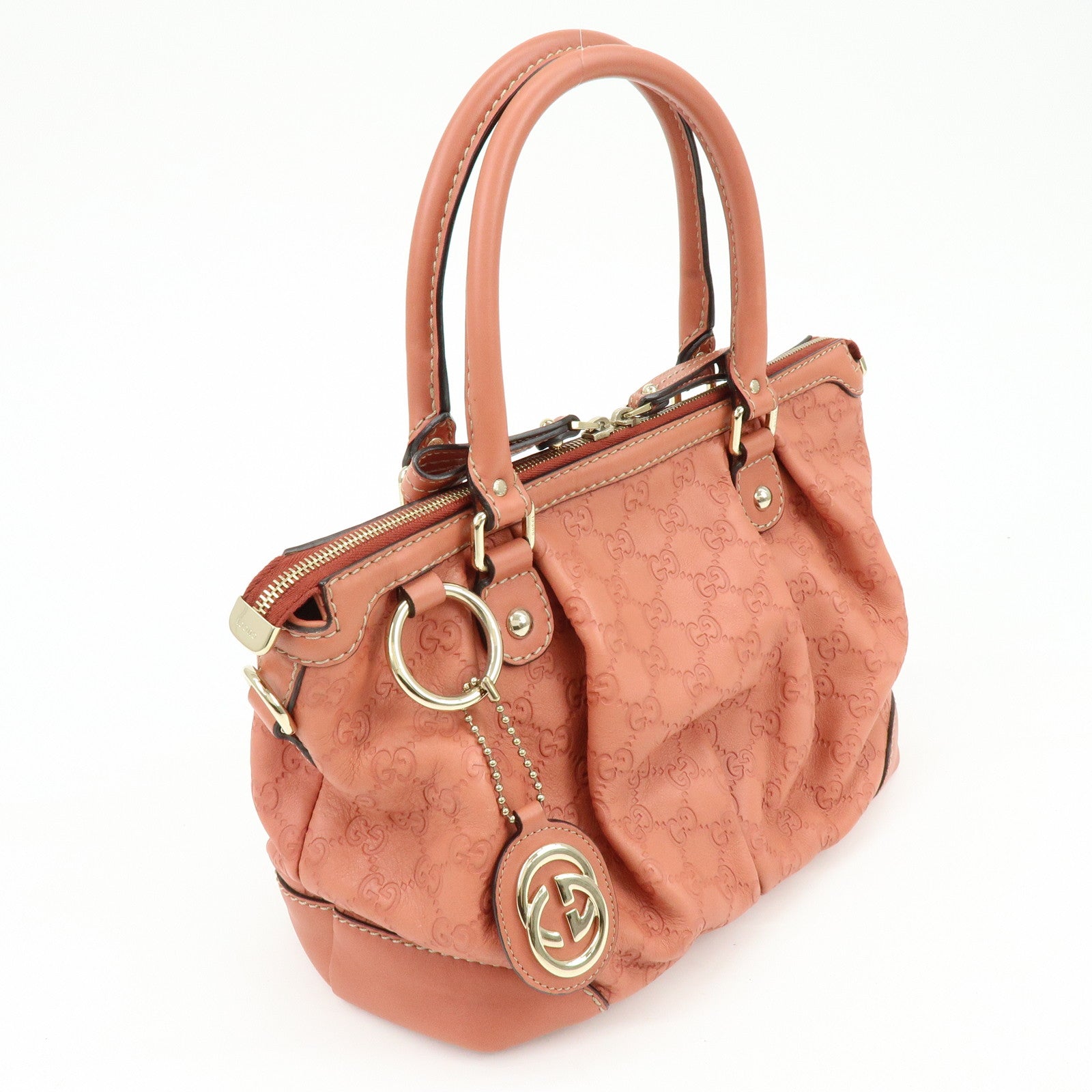 GUCCI Interlocking G Guccissima Leather 2Way Shoulder Bag 247902