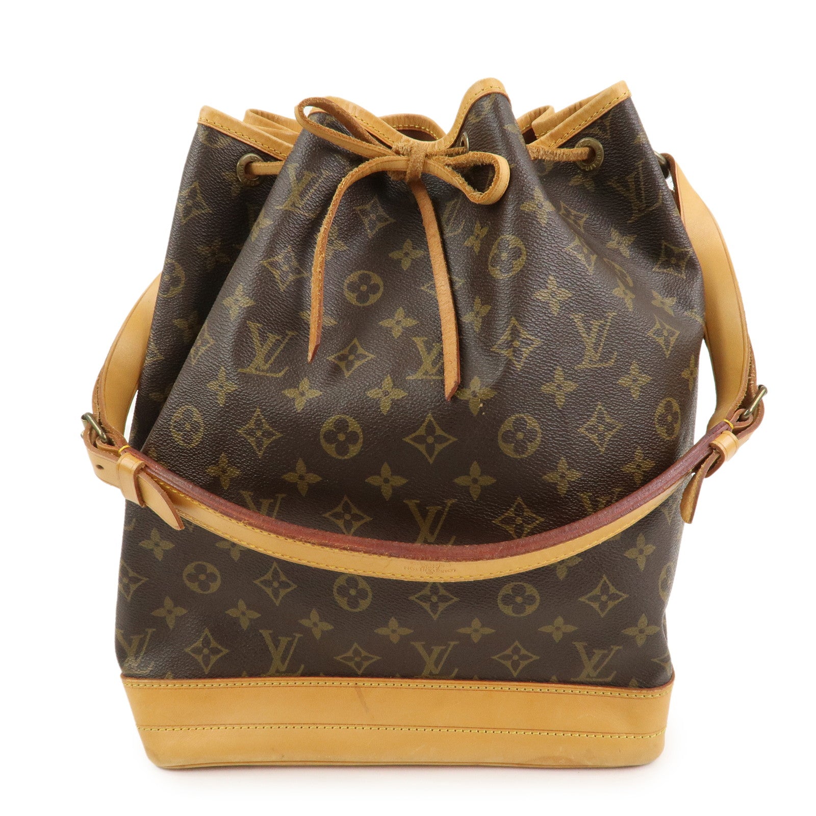 Louis Vuitton Monogram Noe Shoulder Bag Hand Bag Brown M42224