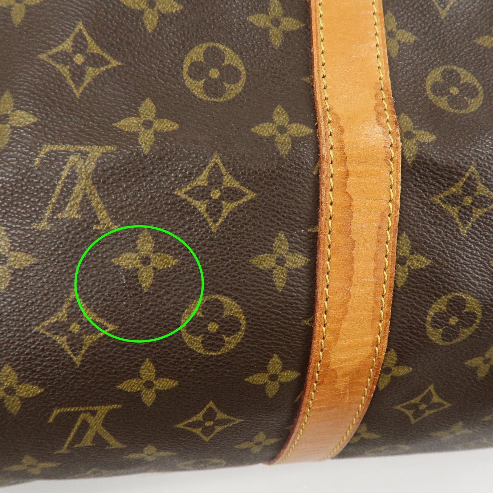 Louis Vuitton Monogram Keep All Bandouliere 60 Boston Bag M41412