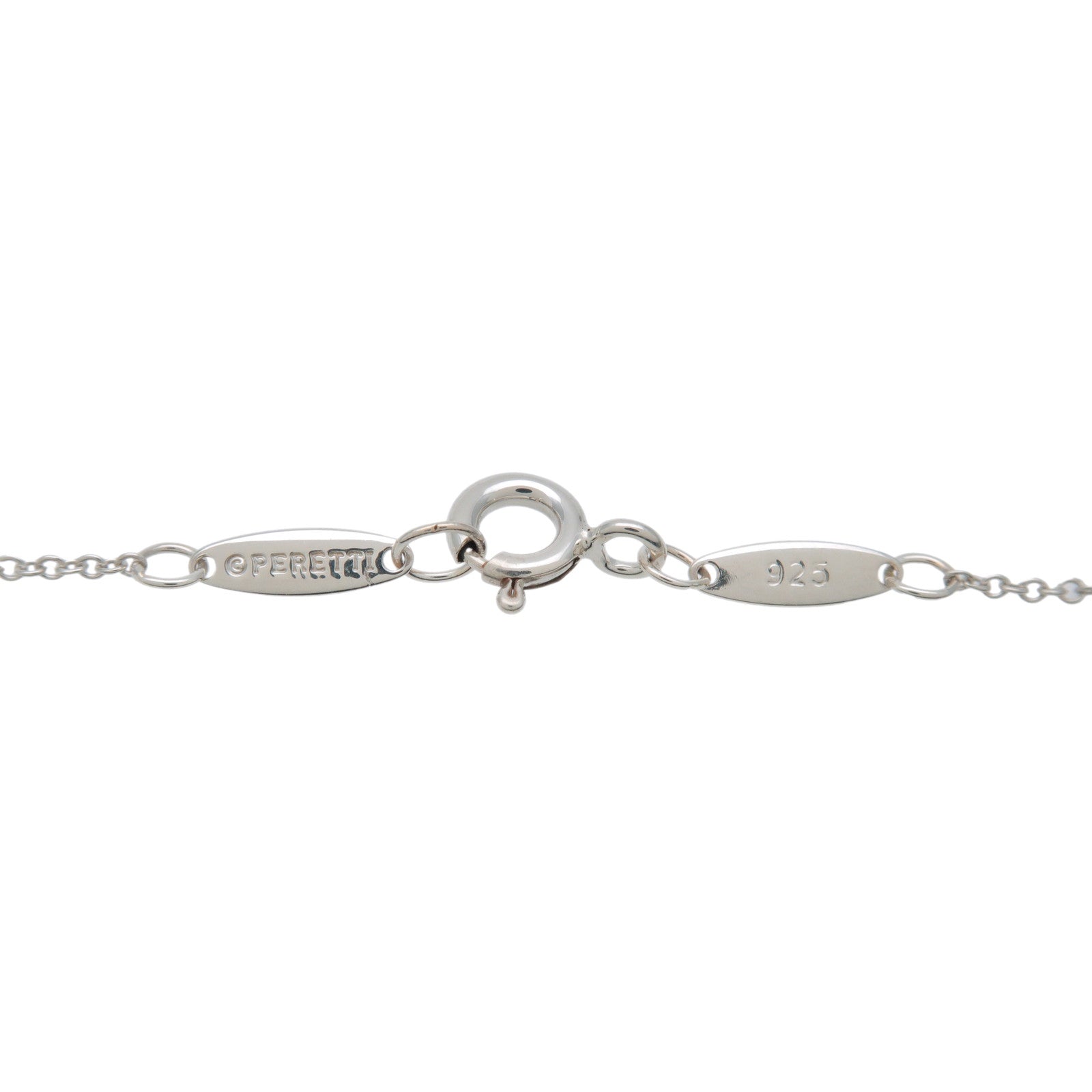 Tiffany & Co Elsa Peretti By the Yard 1P Diamond 0.03ct Necklace