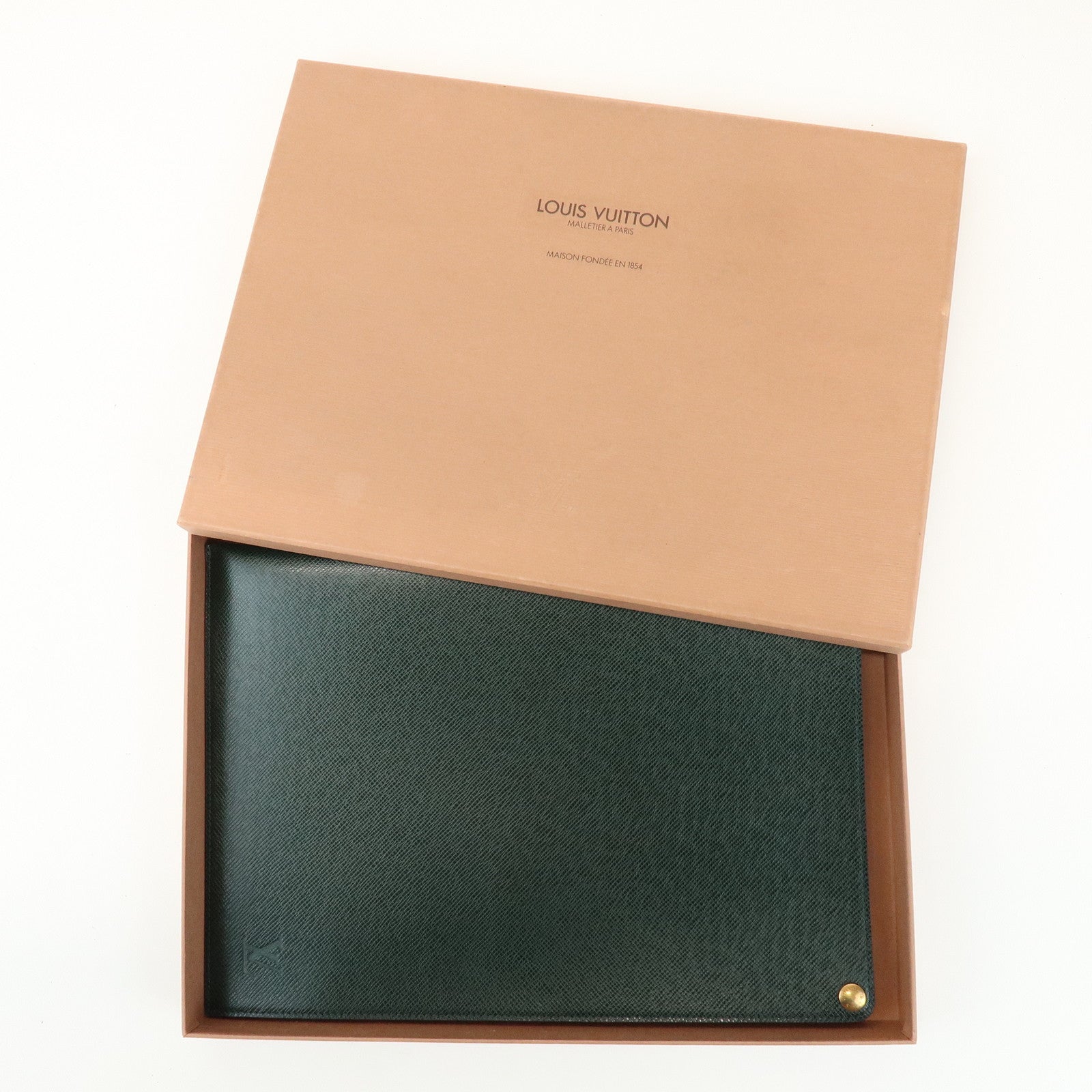 Louis Vuitton Taiga Document Case LV Japan 15th Anniversary E34490
