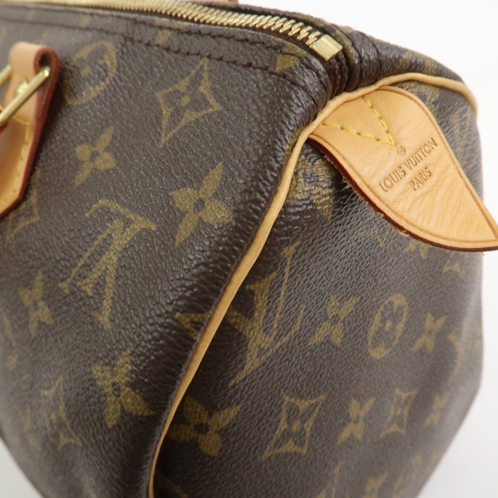 Louis Vuitton Monogram Speedy 30 Boston Bag Hand Bag Brown M41526