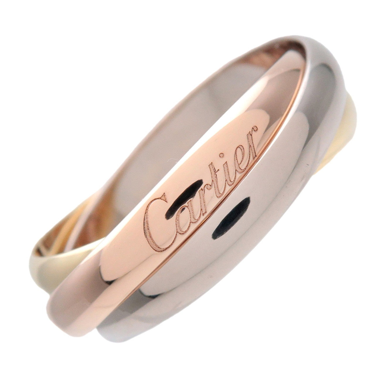 Cartier Trinity Ring SM K18 750YG/WG/PG #50 US5.5 EU50 HK12