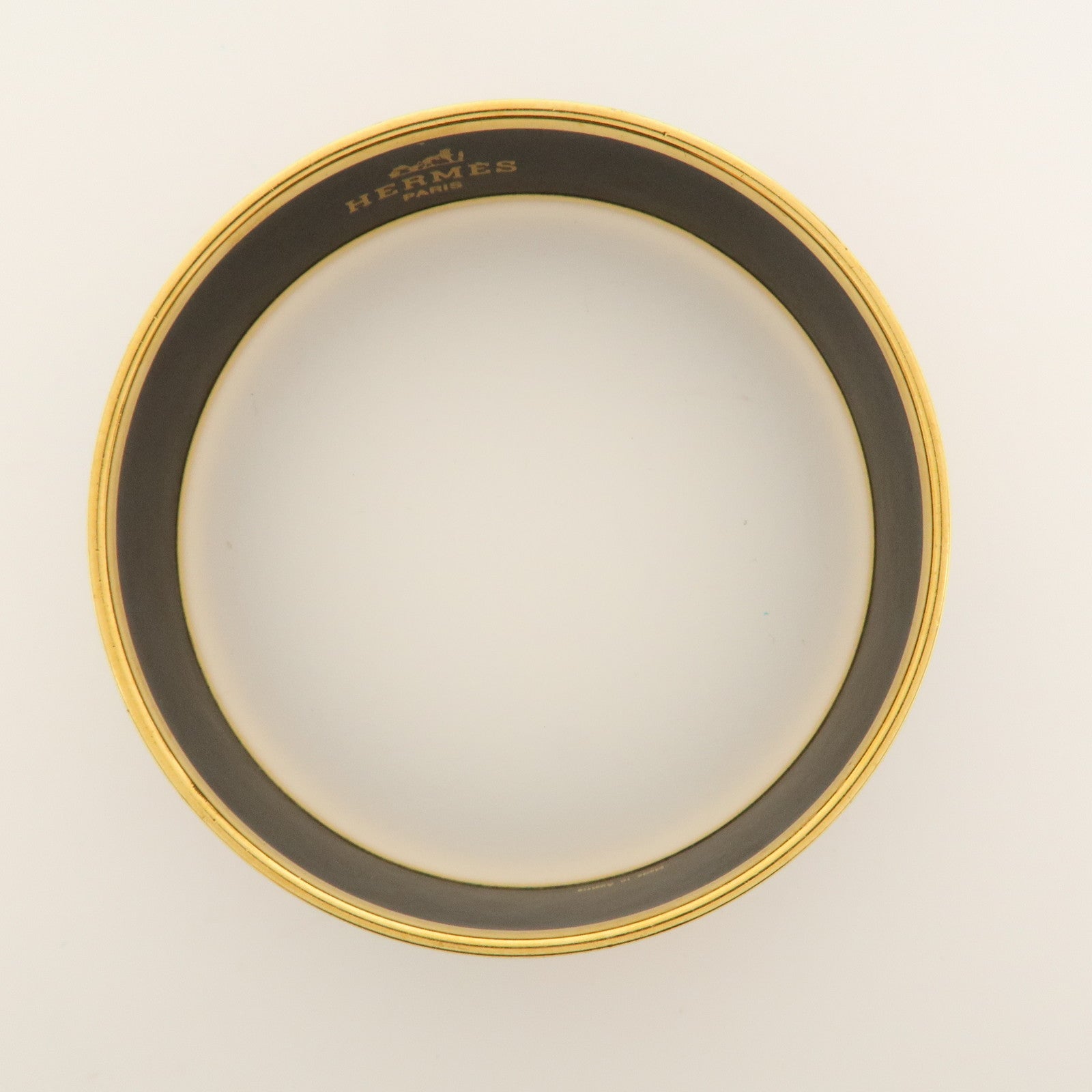 HERMES Email GM Bangle Bracelet Blue Multicolor