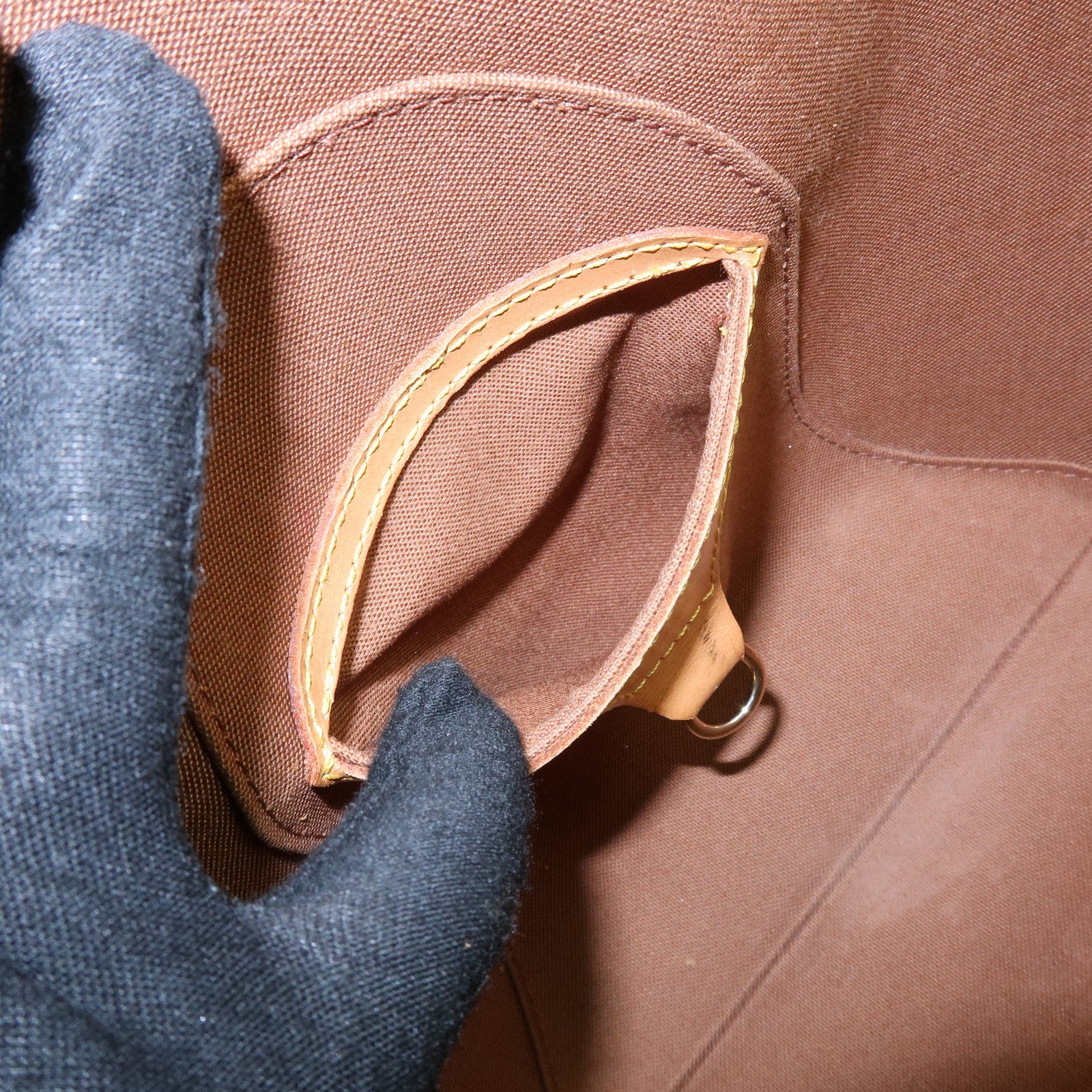 Louis Vuitton Monogram Ellipse PM Hand Bag Brown M51127