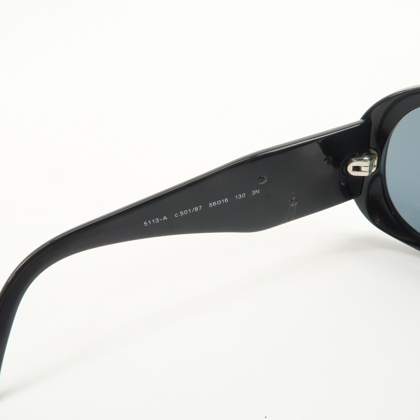 CHANEL Camellia Plastic Sunglasses 5113-A c.501/87 56□16 130 3N